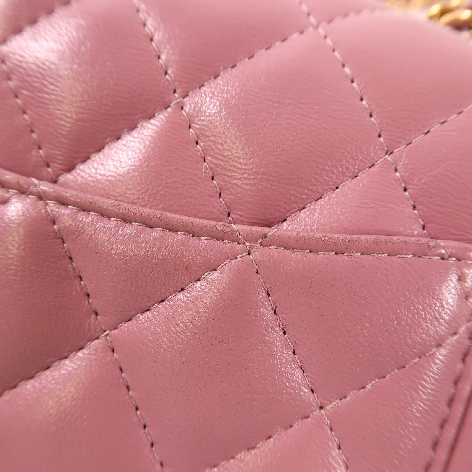 CHANEL 羊皮皮革Mini Classic金扣鏈帶肩背袋