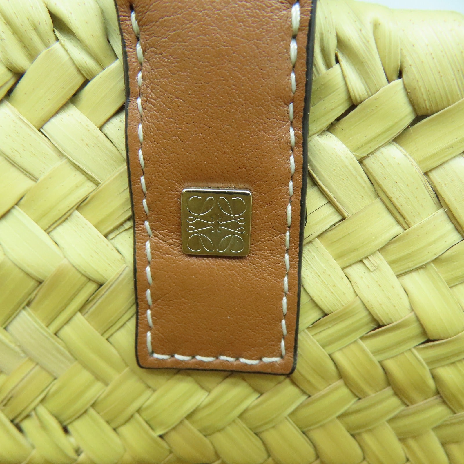 LOEWE 【激減優惠】藤料Tote Bag手挽袋啡色