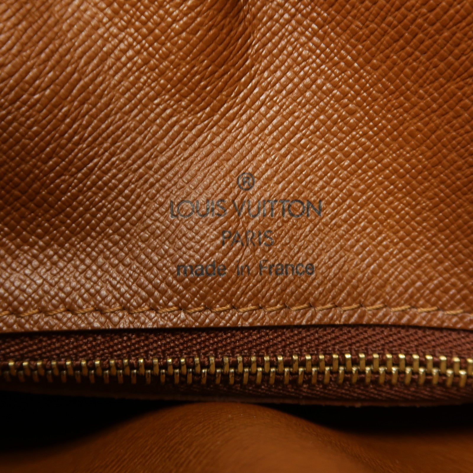 LOUIS VUITTON Monogram Boulogne 30金扣肩背袋啡色