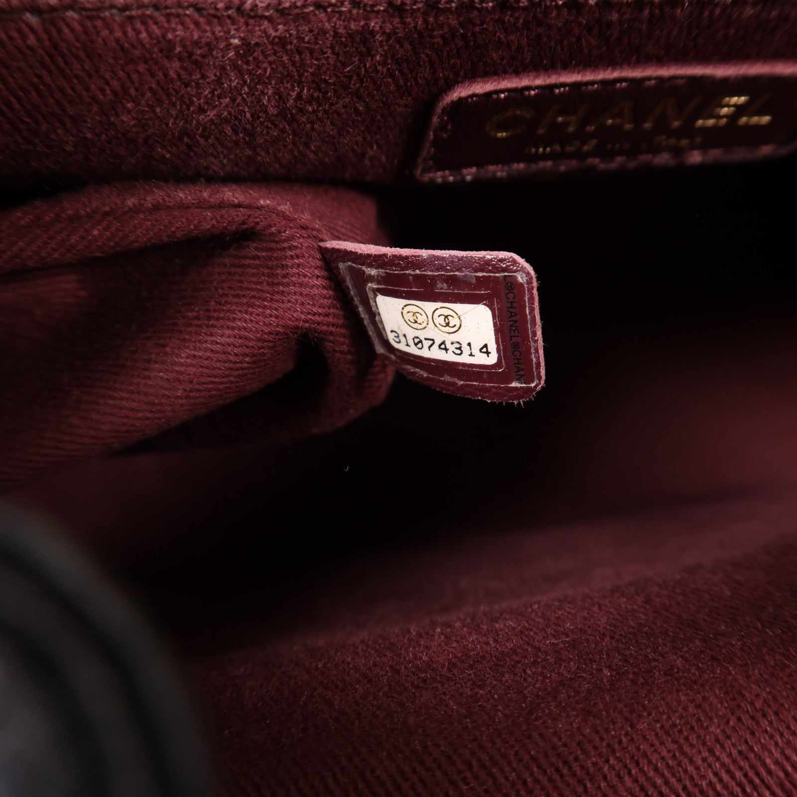 CHANEL 牛皮皮革Backpack金扣背包
