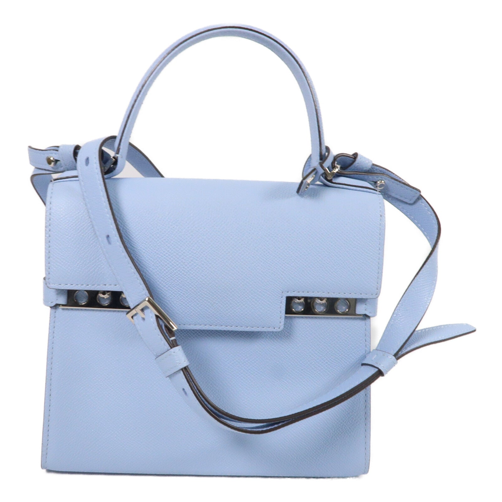 Delvaux 牛皮皮革Tempete PM手挽肩背兩用袋