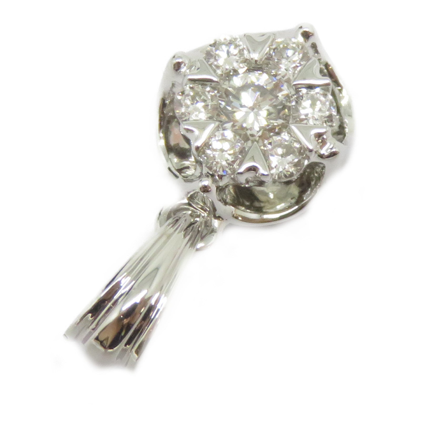 JEWELRY 18K白金Pendant Top鑽石吊墜