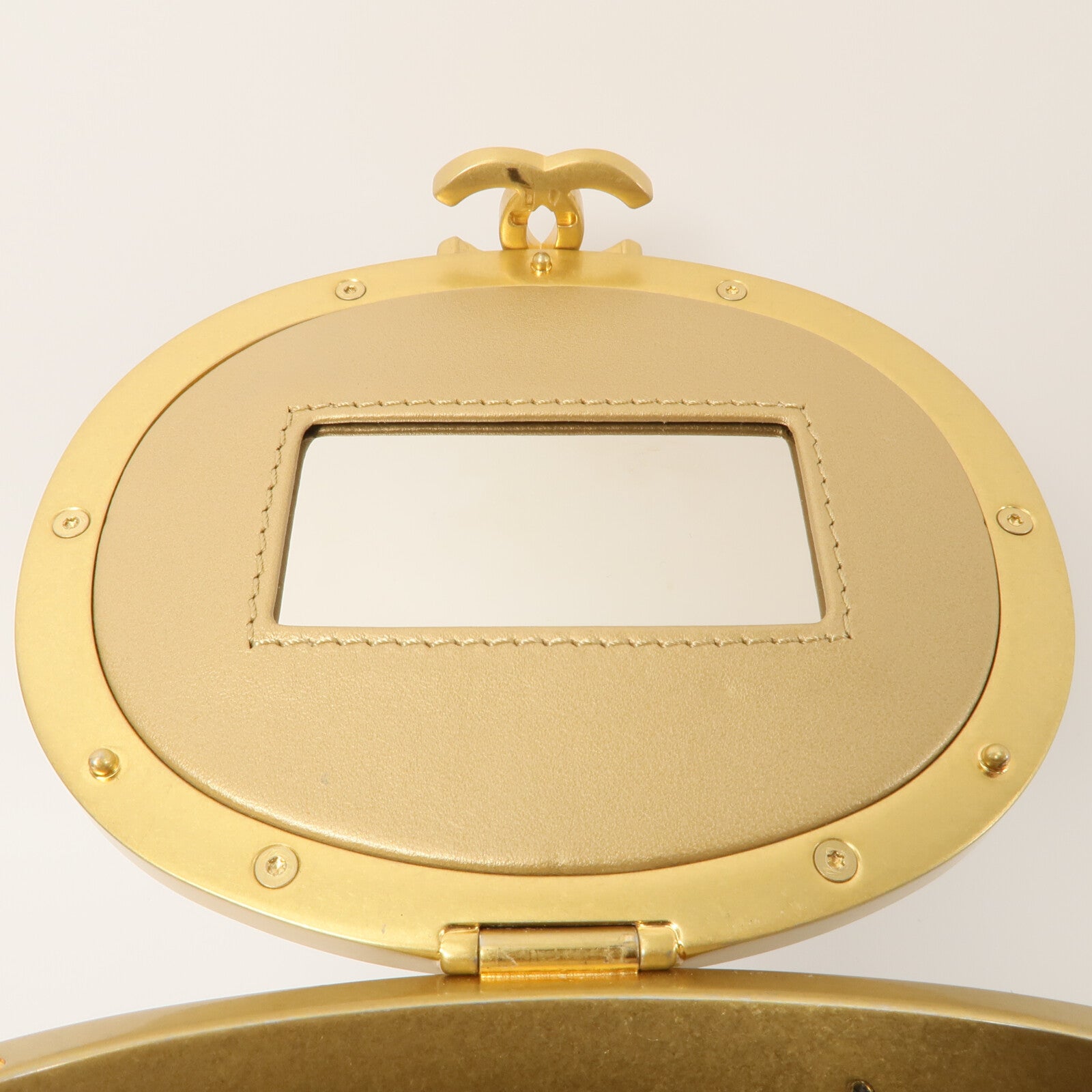 CHANEL 羊皮皮革Vanity Bag鏈帶肩背袋