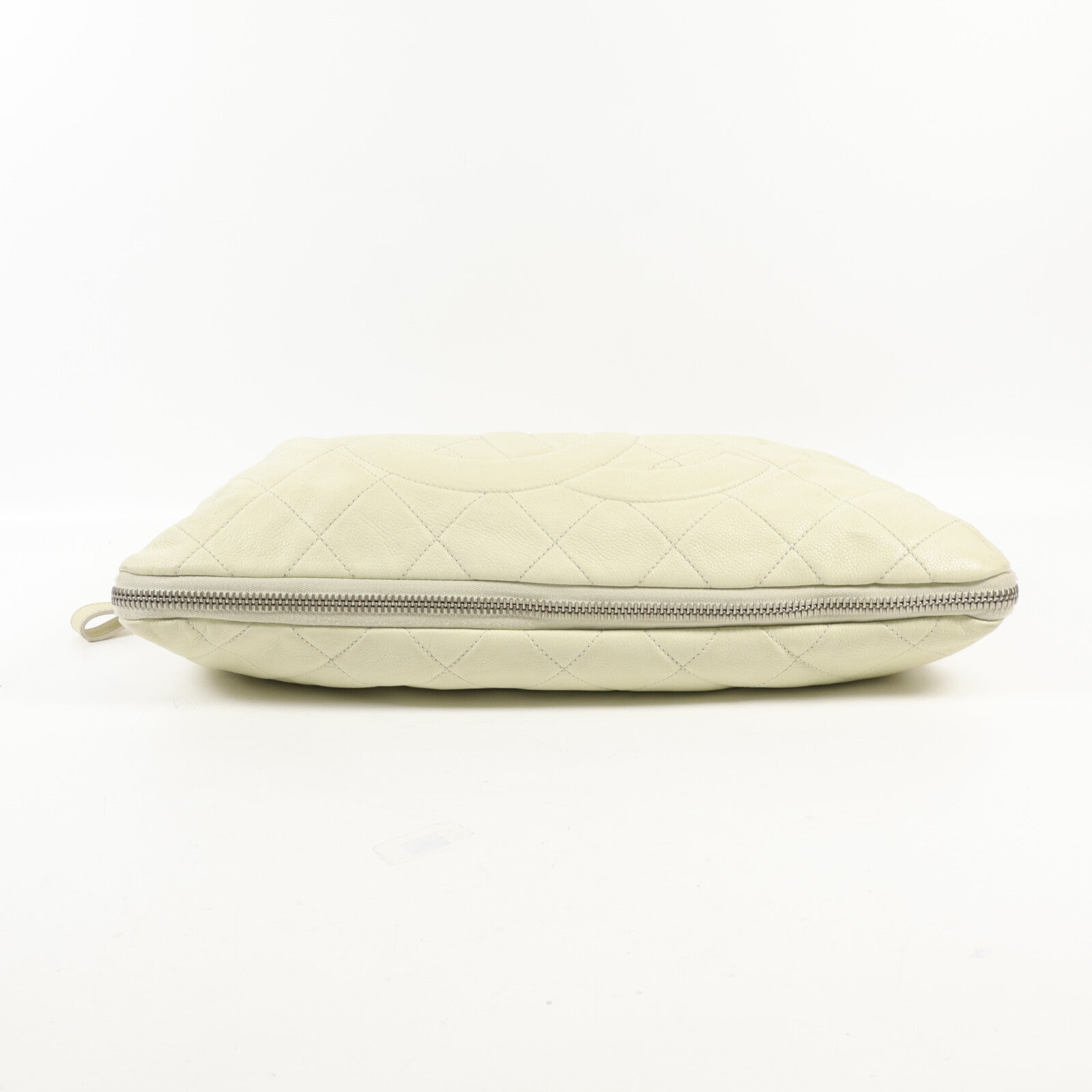 CHANEL 牛皮皮革Shoulder Bag銀扣鏈帶肩背袋