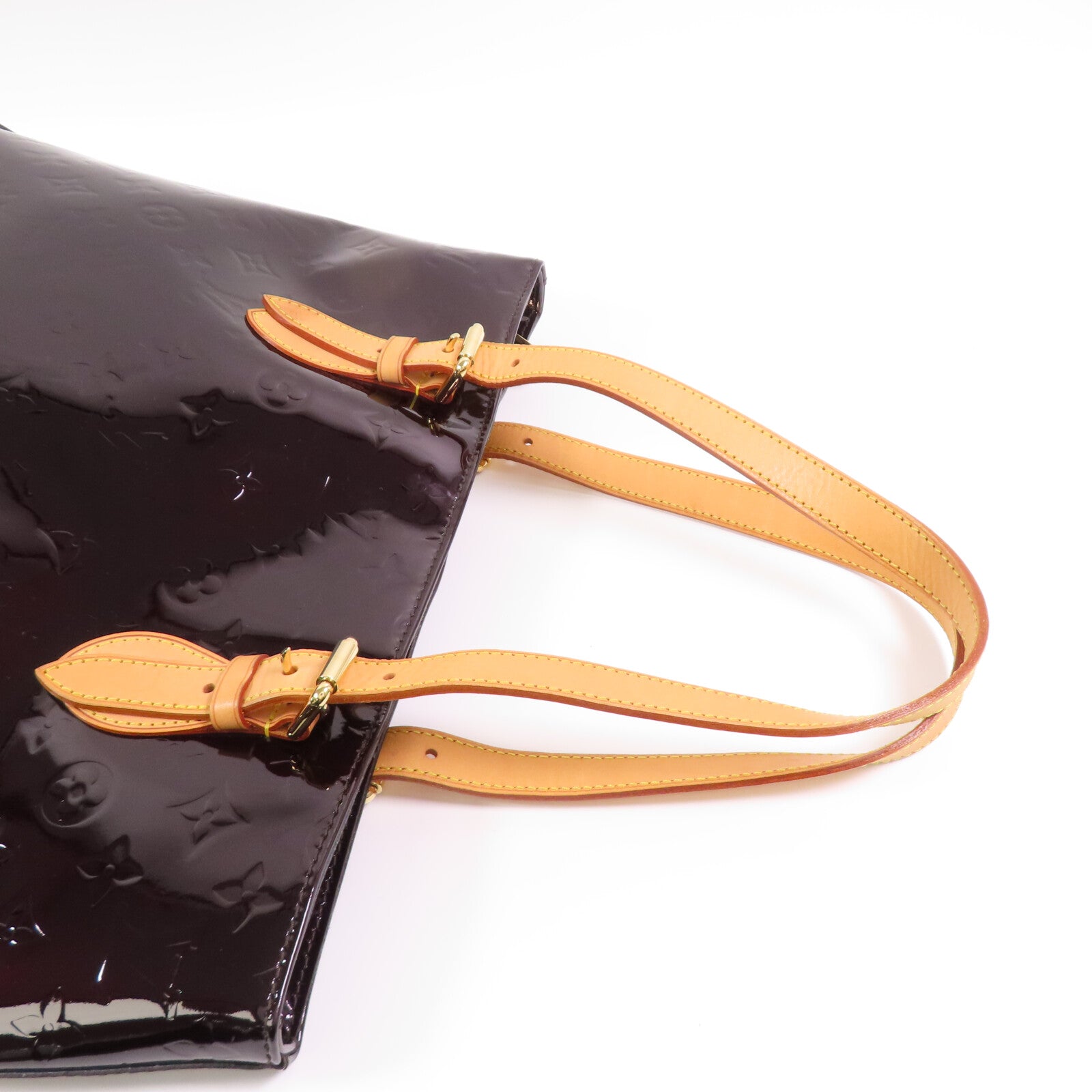 LOUIS VUITTON Monogram Vernis Brentwood金扣肩背袋