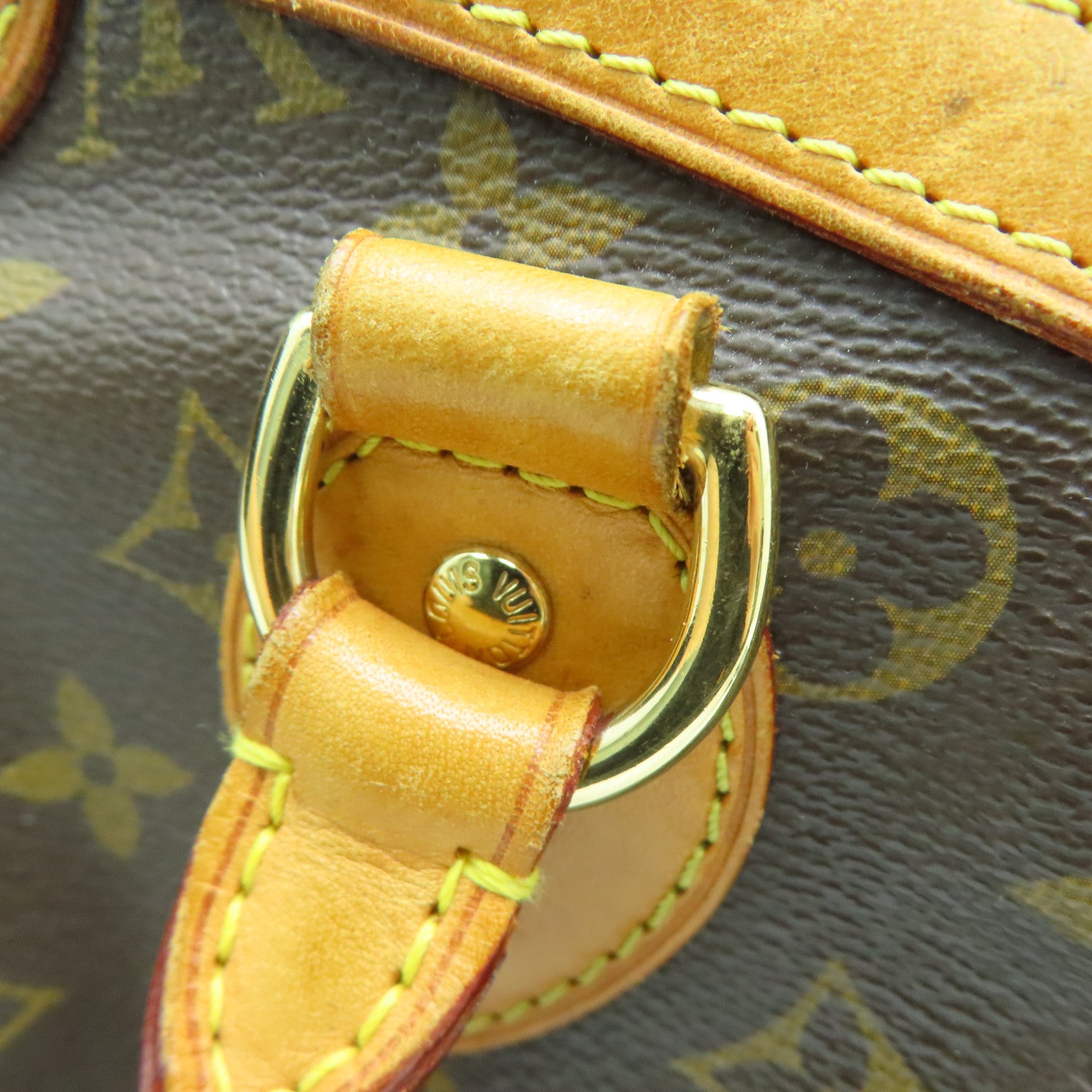 LOUIS VUITTON Monogram Tivoli PM金扣手挽袋/肩背袋啡色