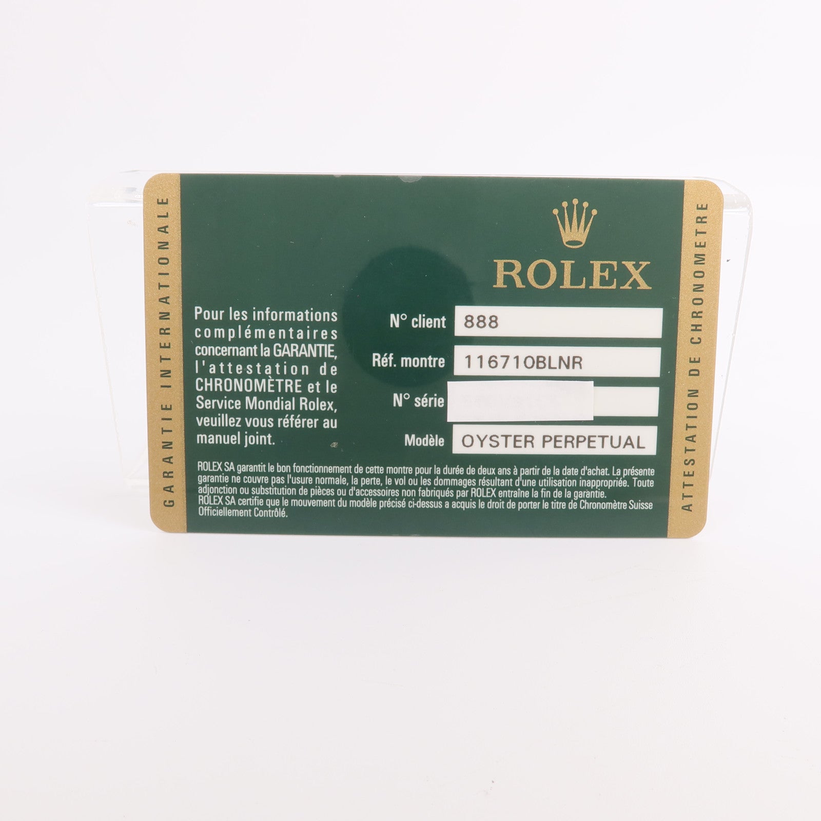 ROLEX GMT-Master II 116710BLNR