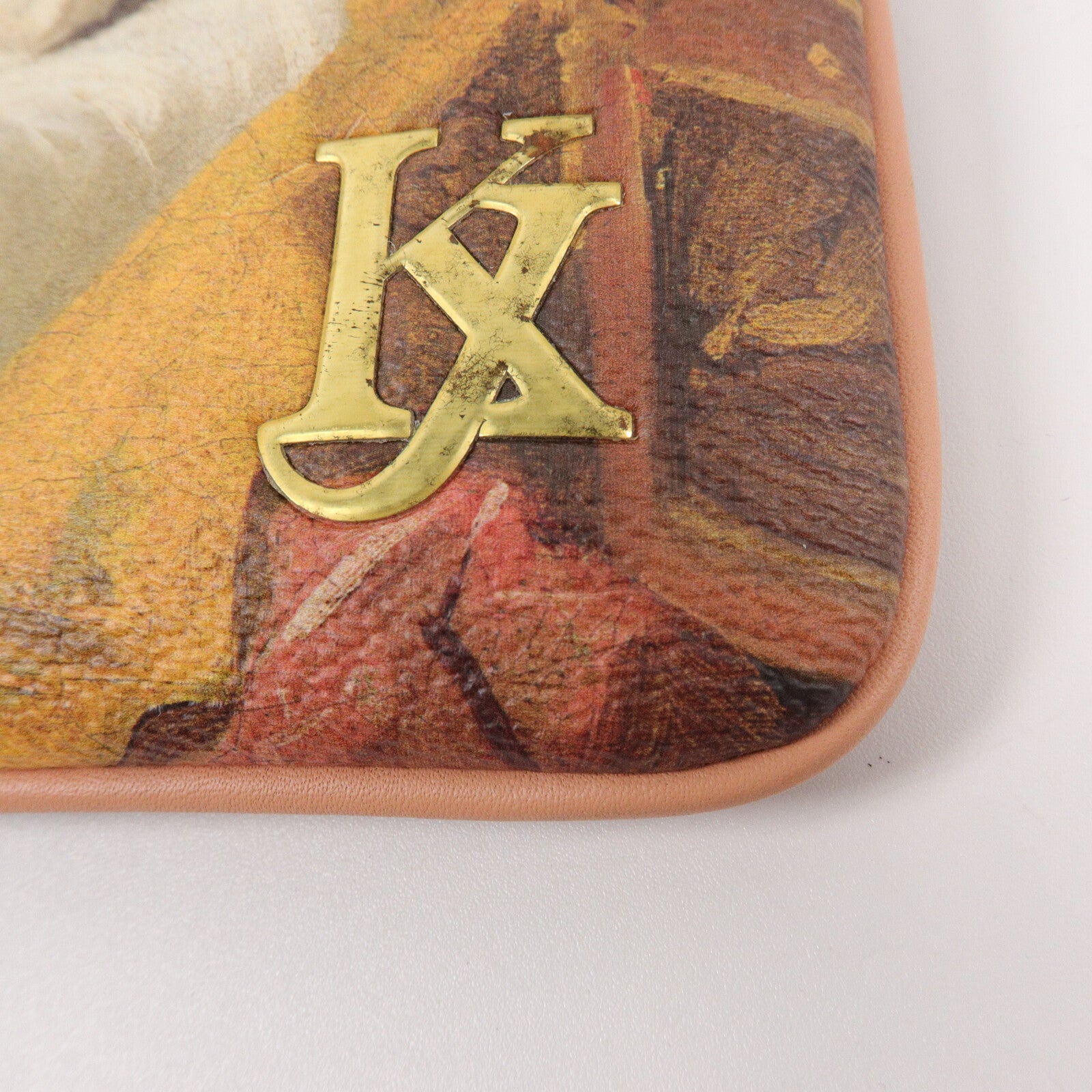 LOUIS VUITTON 牛皮皮革Pochette Plat Fragonard鏈帶肩背袋