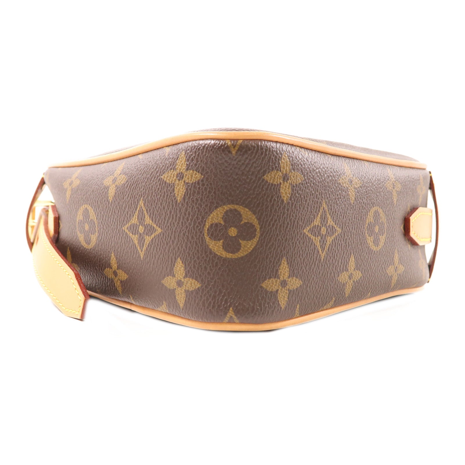 LOUIS VUITTON Monogram Game On Sac Coeur金扣肩背袋棕色