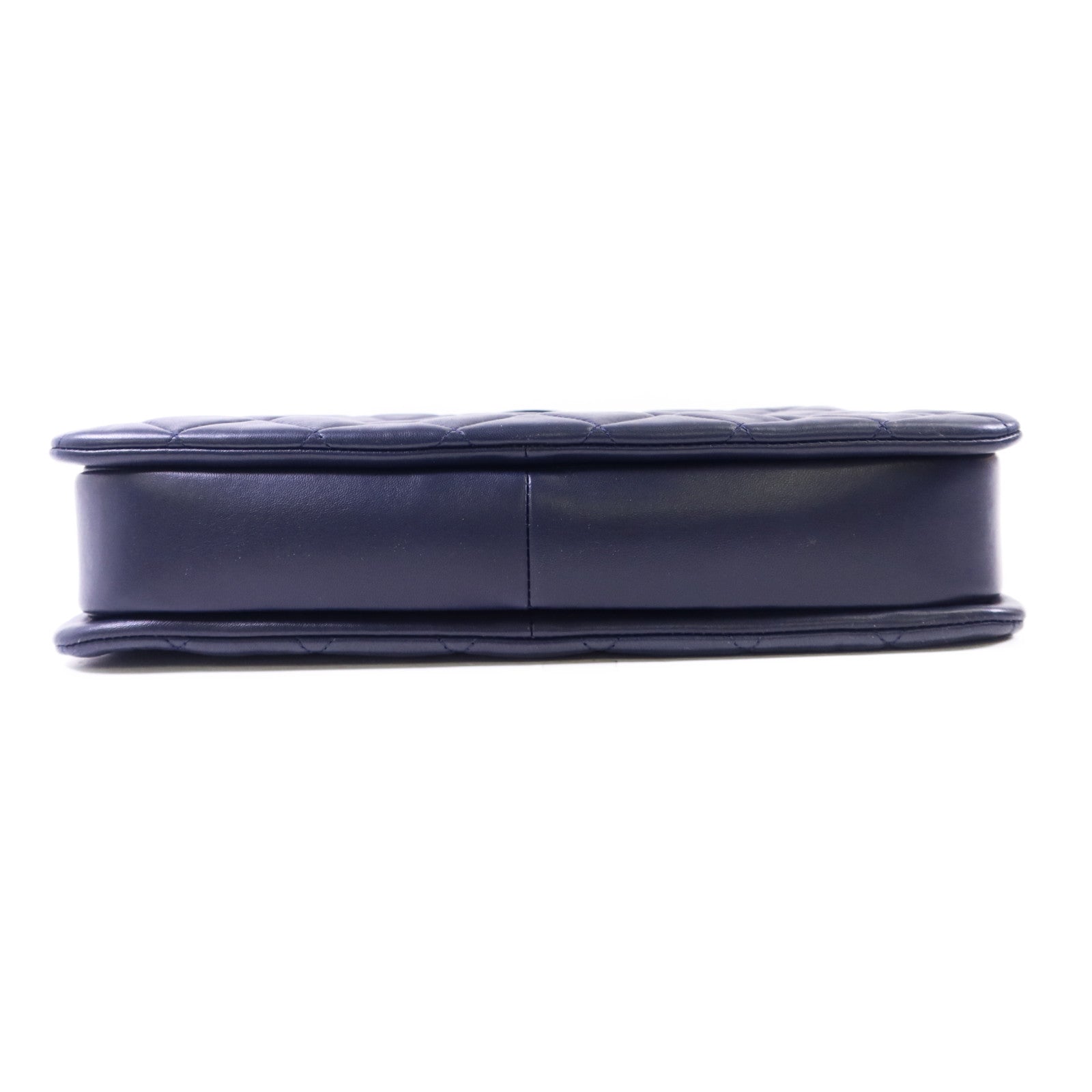 CHANEL 羊皮皮革Large Trendy CC銀扣鏈帶手挽肩背兩用袋
