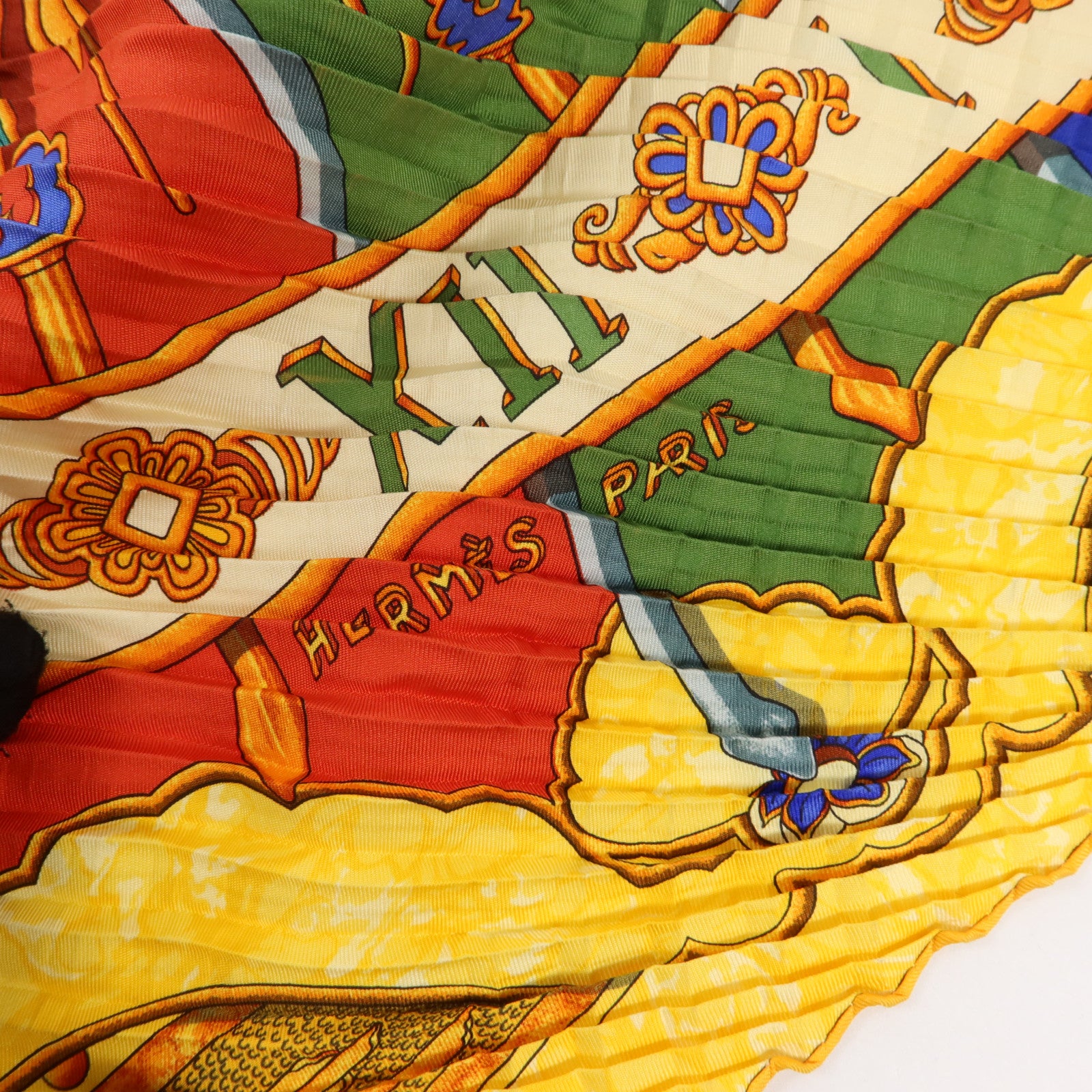 HERMES 絲質Carre Plisse Scarf 90絲巾