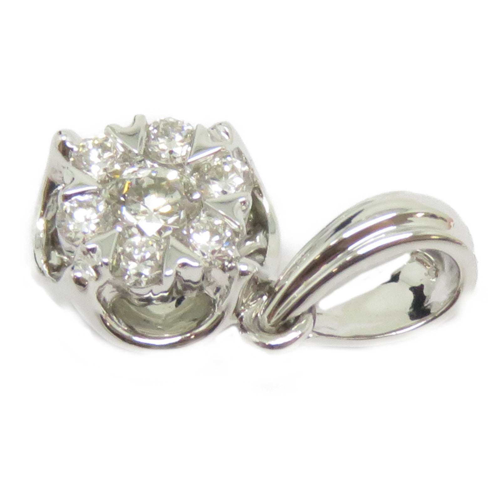 JEWELRY 18K白金Pendant Top鑽石吊墜
