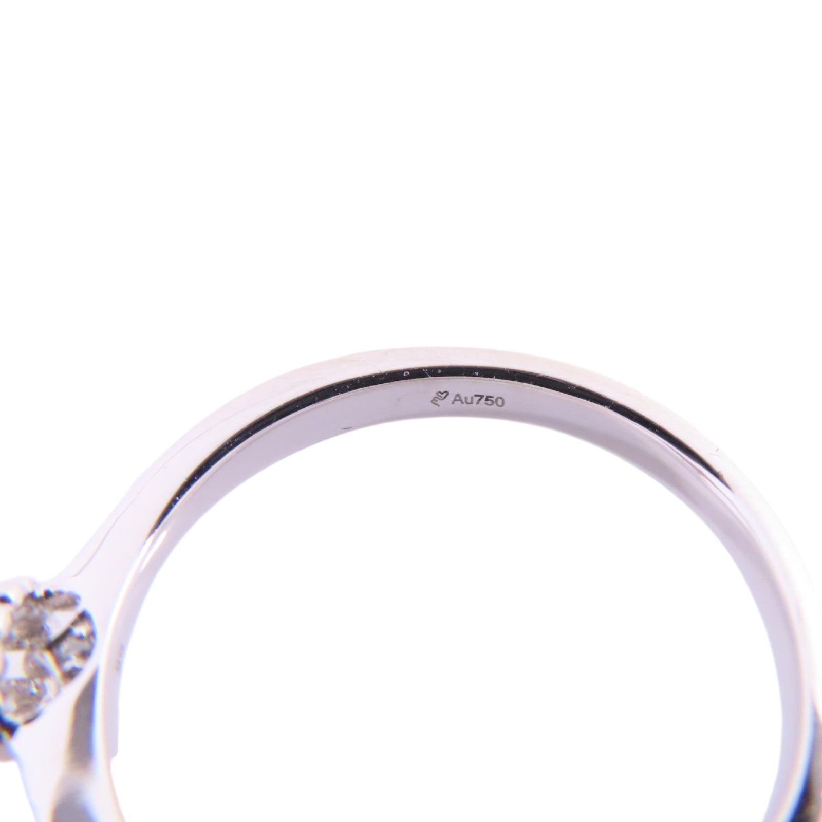JEWELRY 18K白金/鑽石Diamond Ring戒指US#7.75