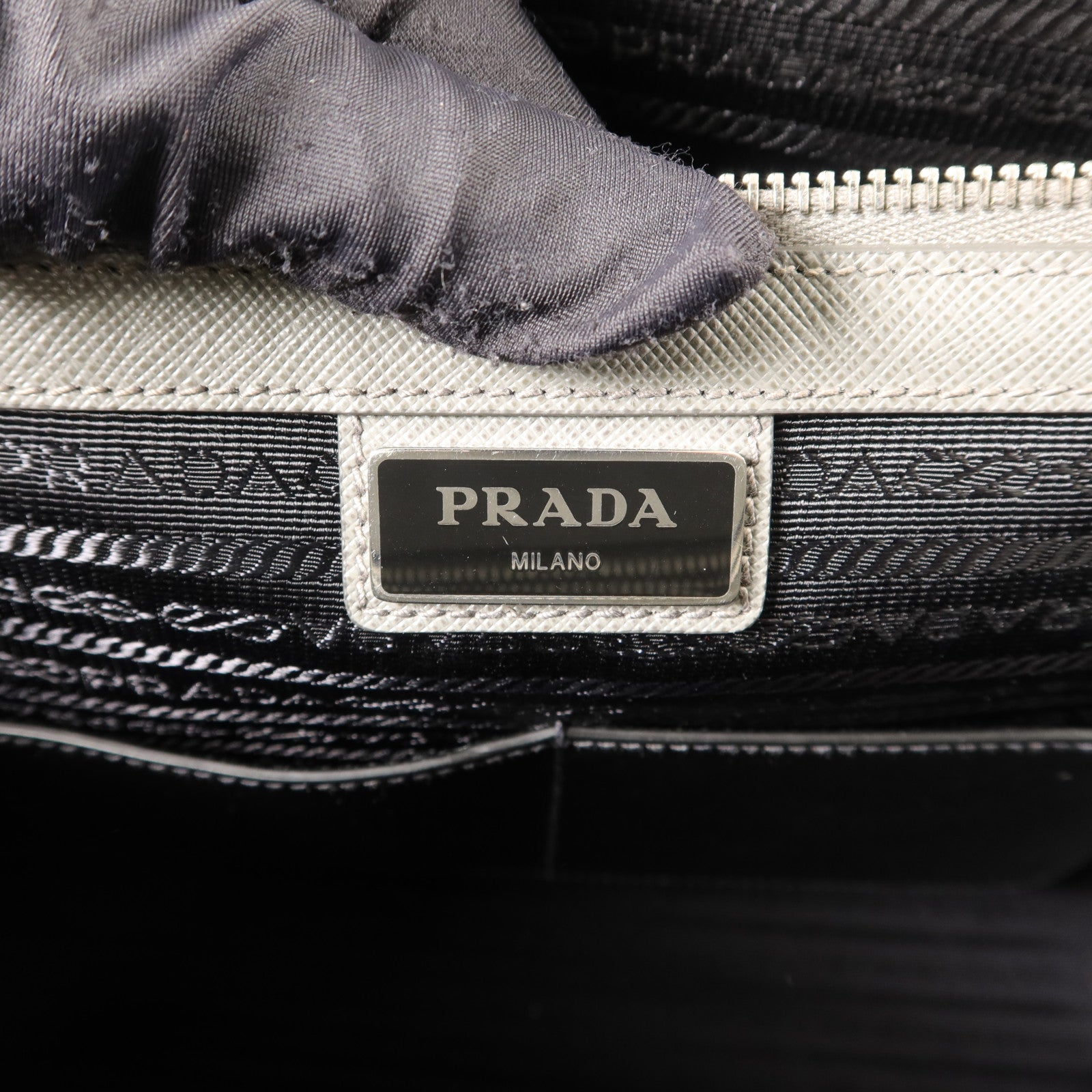 PRADA Saffiano皮革Dual-Zip Shopper Tote Bag手挽袋