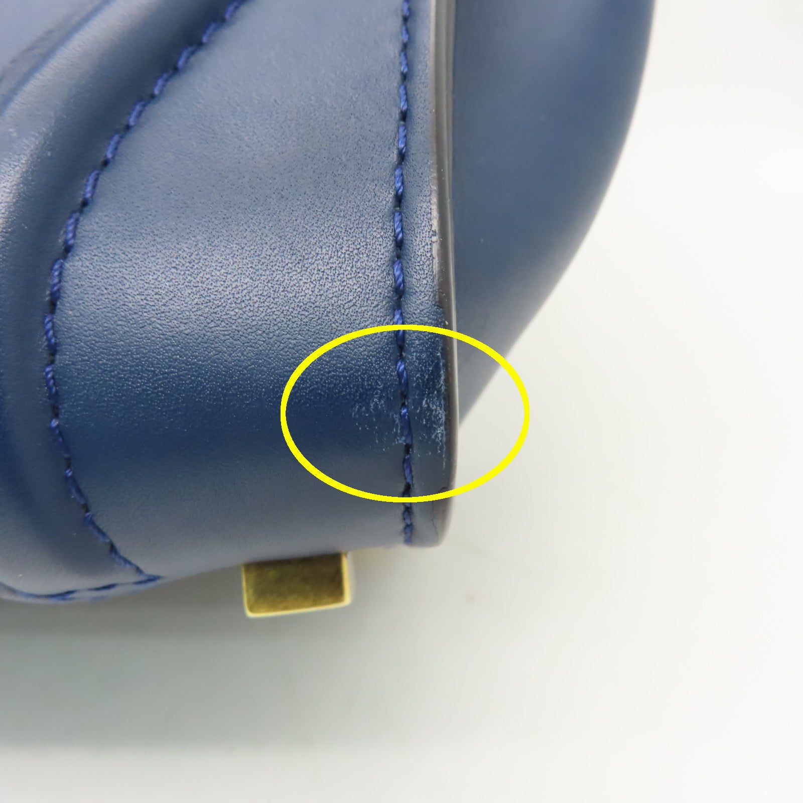 CELINE 【清倉大減價】牛皮皮革Micro Luggage金扣手挽袋藍色/黑色
