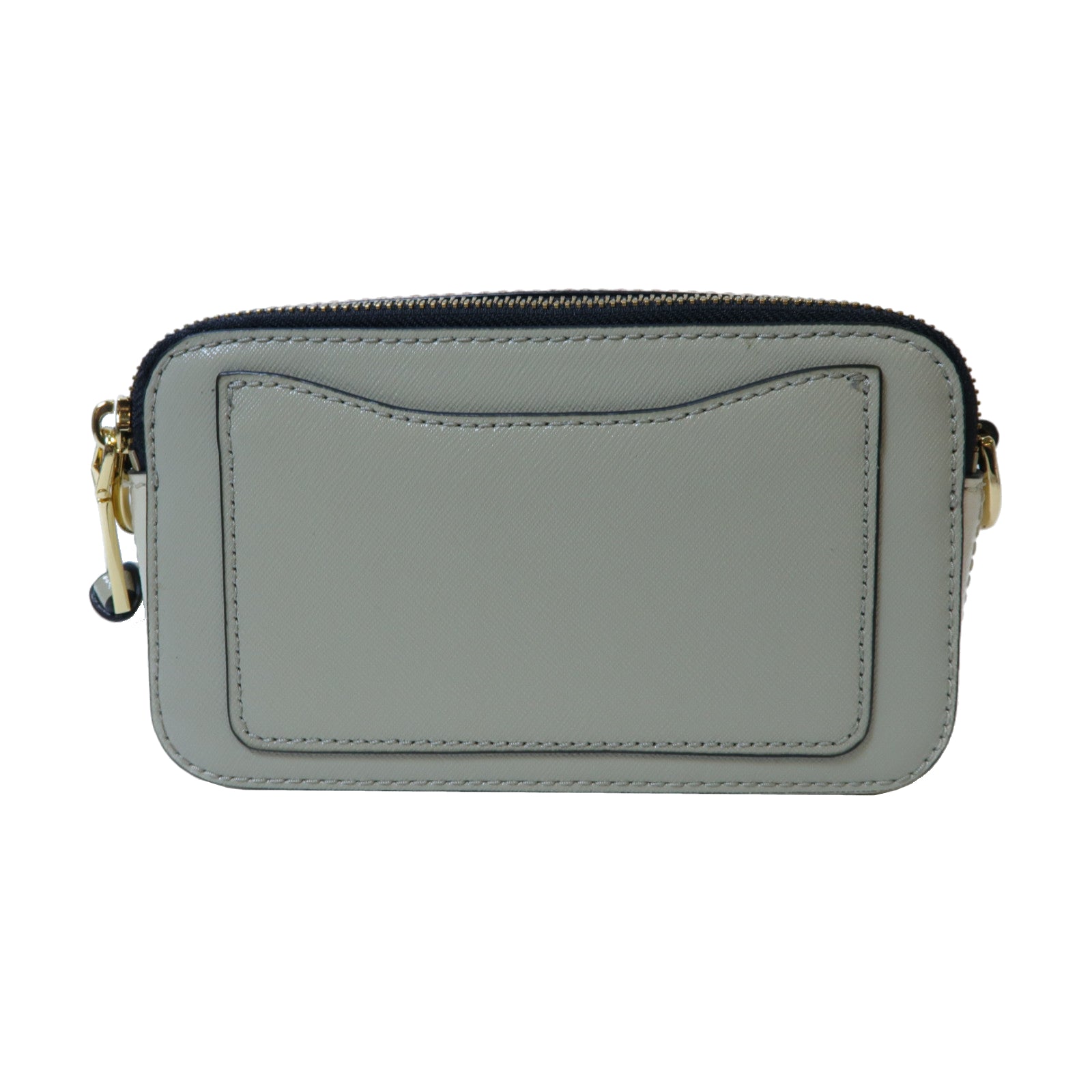 MARC JACOBS 牛皮皮革Camera Bag金扣肩背袋米色