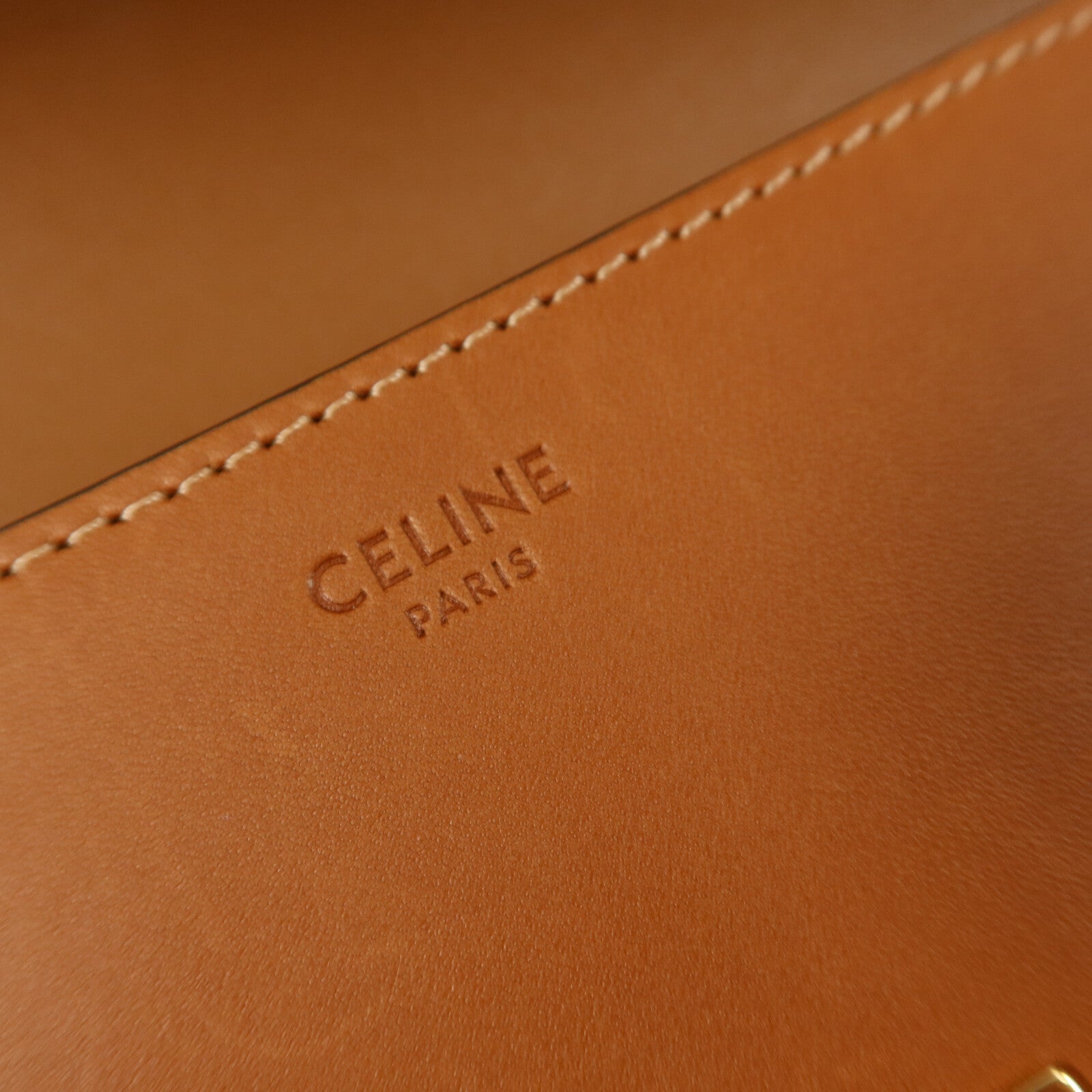 CELINE 牛皮皮革Caude肩背袋