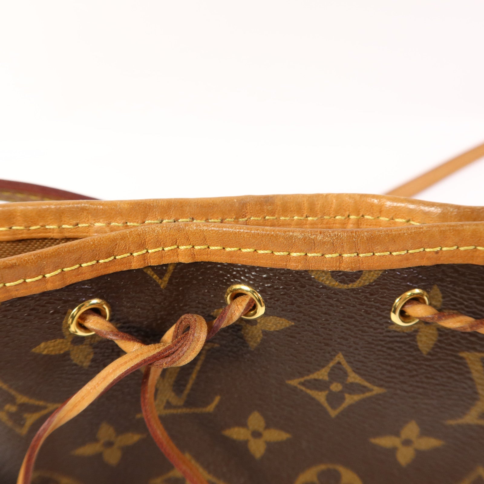 LOUIS VUITTON Monogram Nano Noe金扣肩背袋