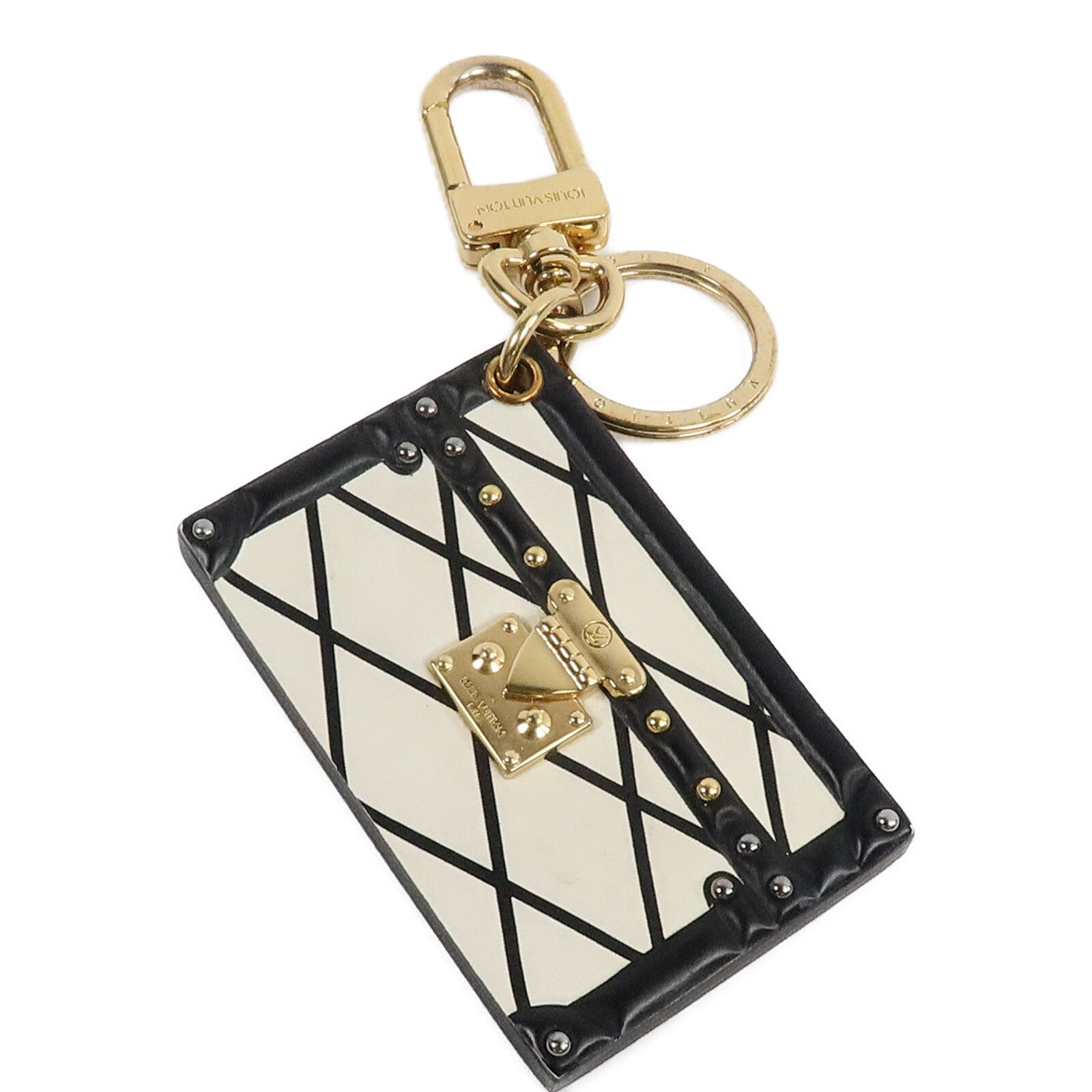 LOUIS VUITTON 牛皮皮革Trunk Petite Malle Key Charm掛飾