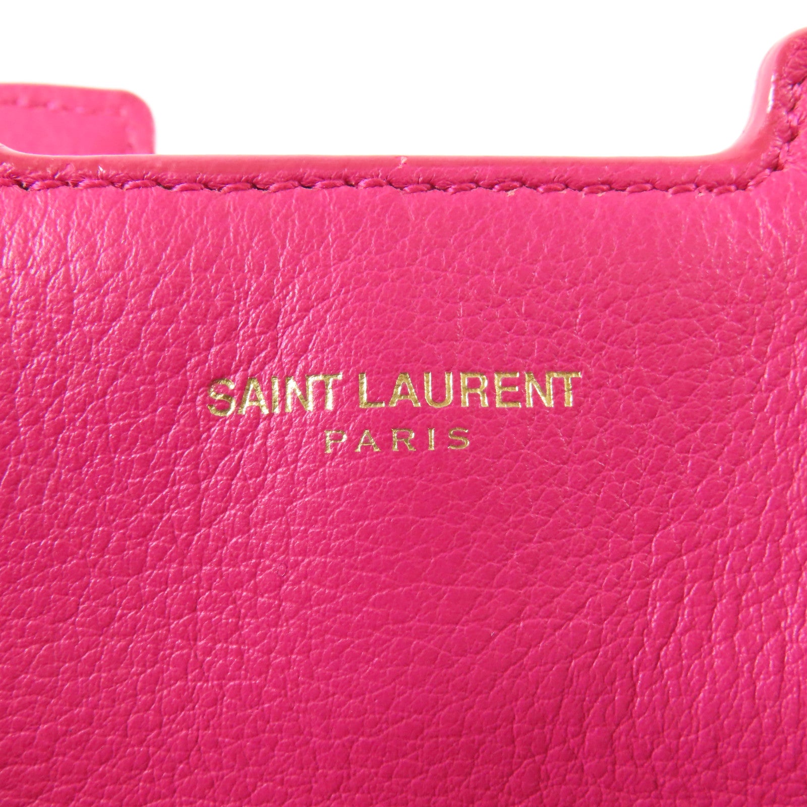 SAINT LAURENT 牛皮皮革Y Cabas金扣手挽肩背兩用袋
