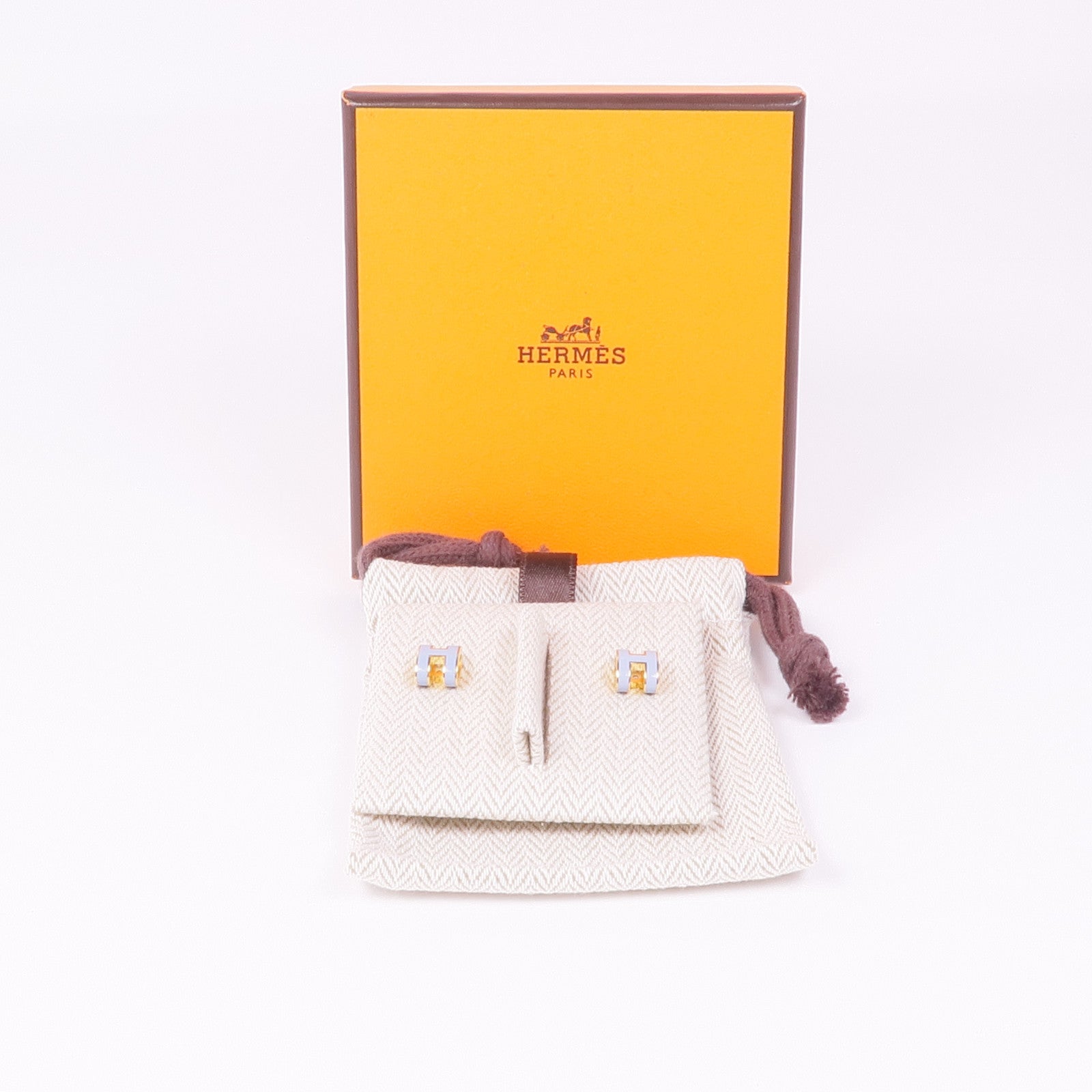 HERMES 金屬Mini Pop H Earrings耳環