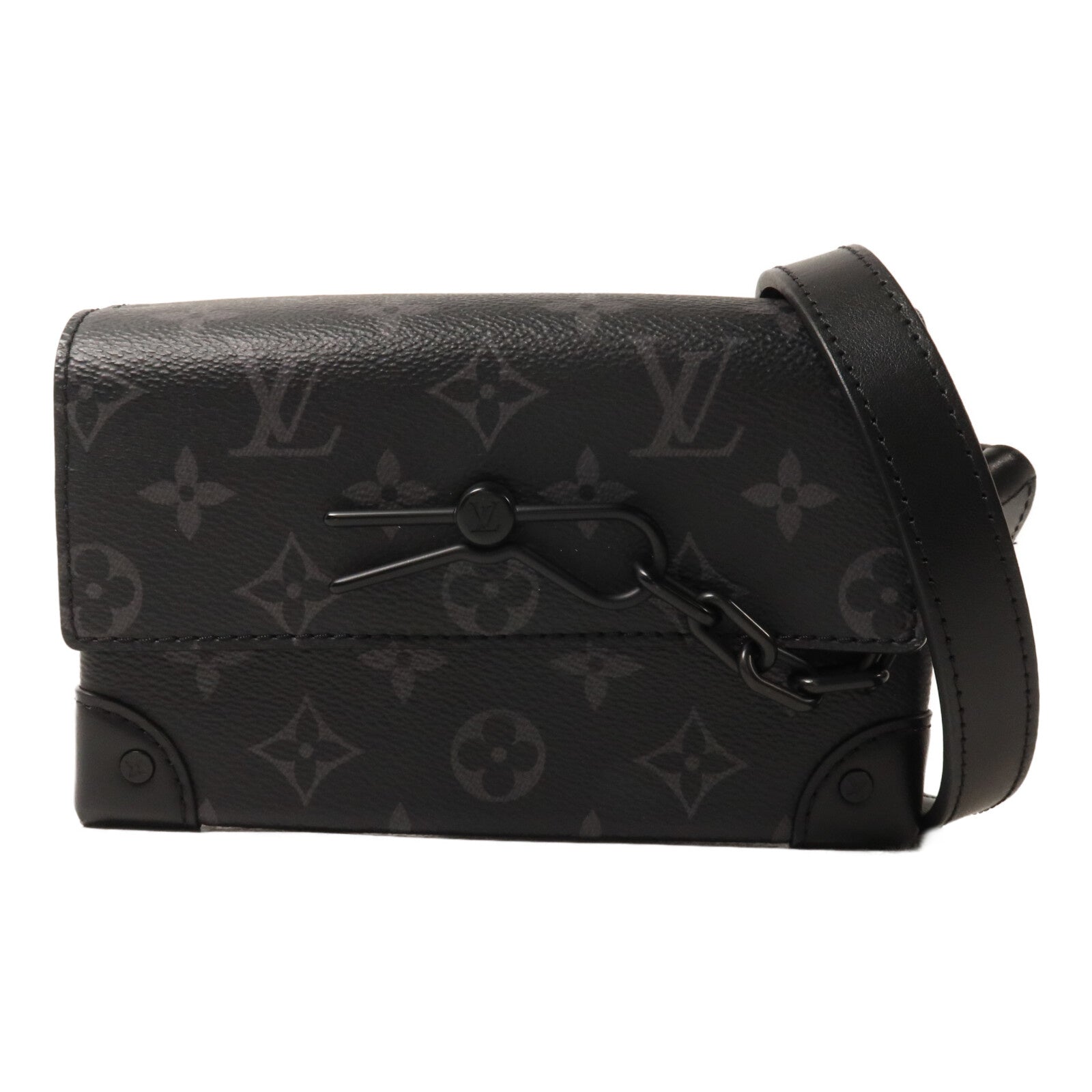 LOUIS VUITTON Monogram Eclipse Steamer Wearable Wallet肩背袋