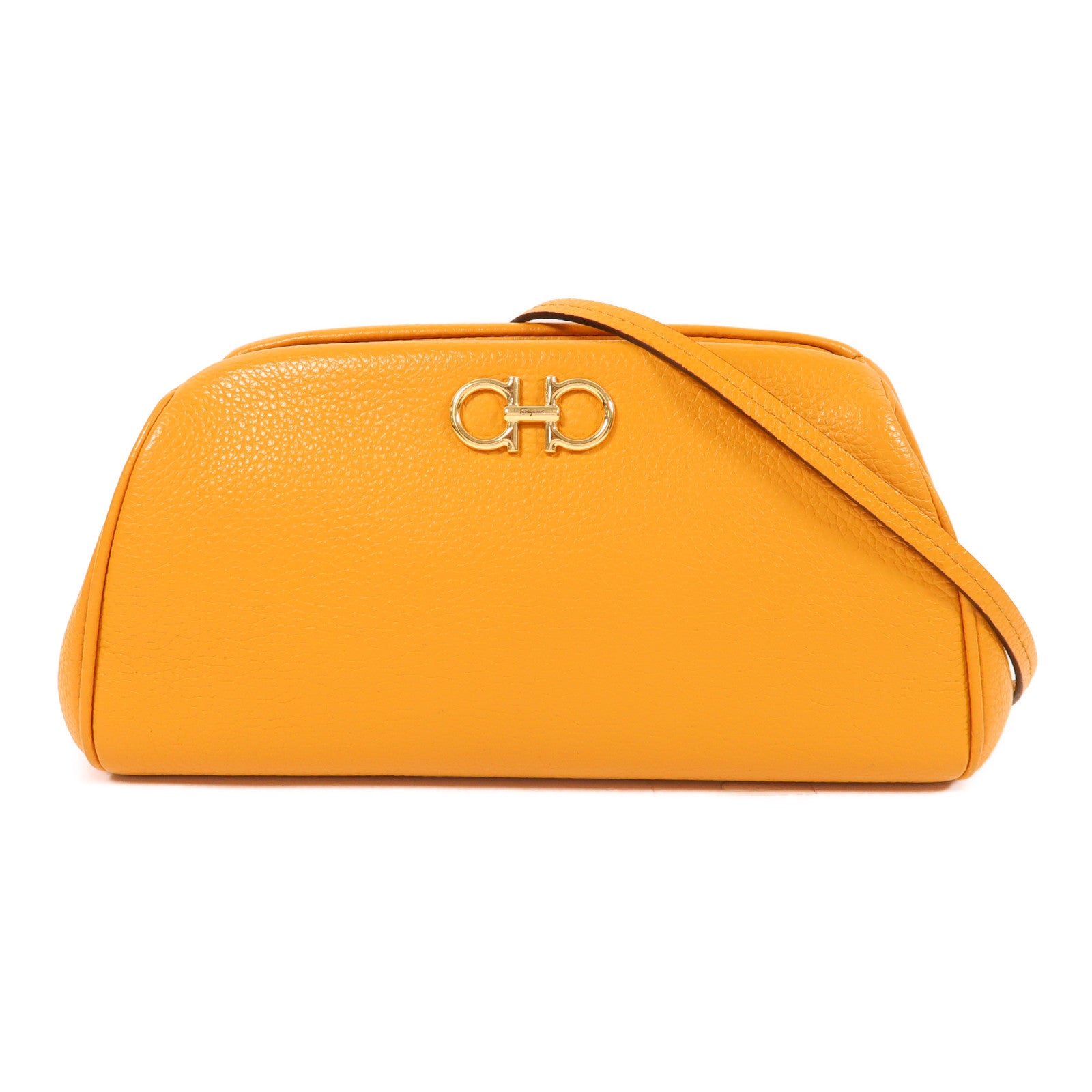 Salvatore Ferragamo 牛皮皮革Shoulder Bag金扣肩背袋