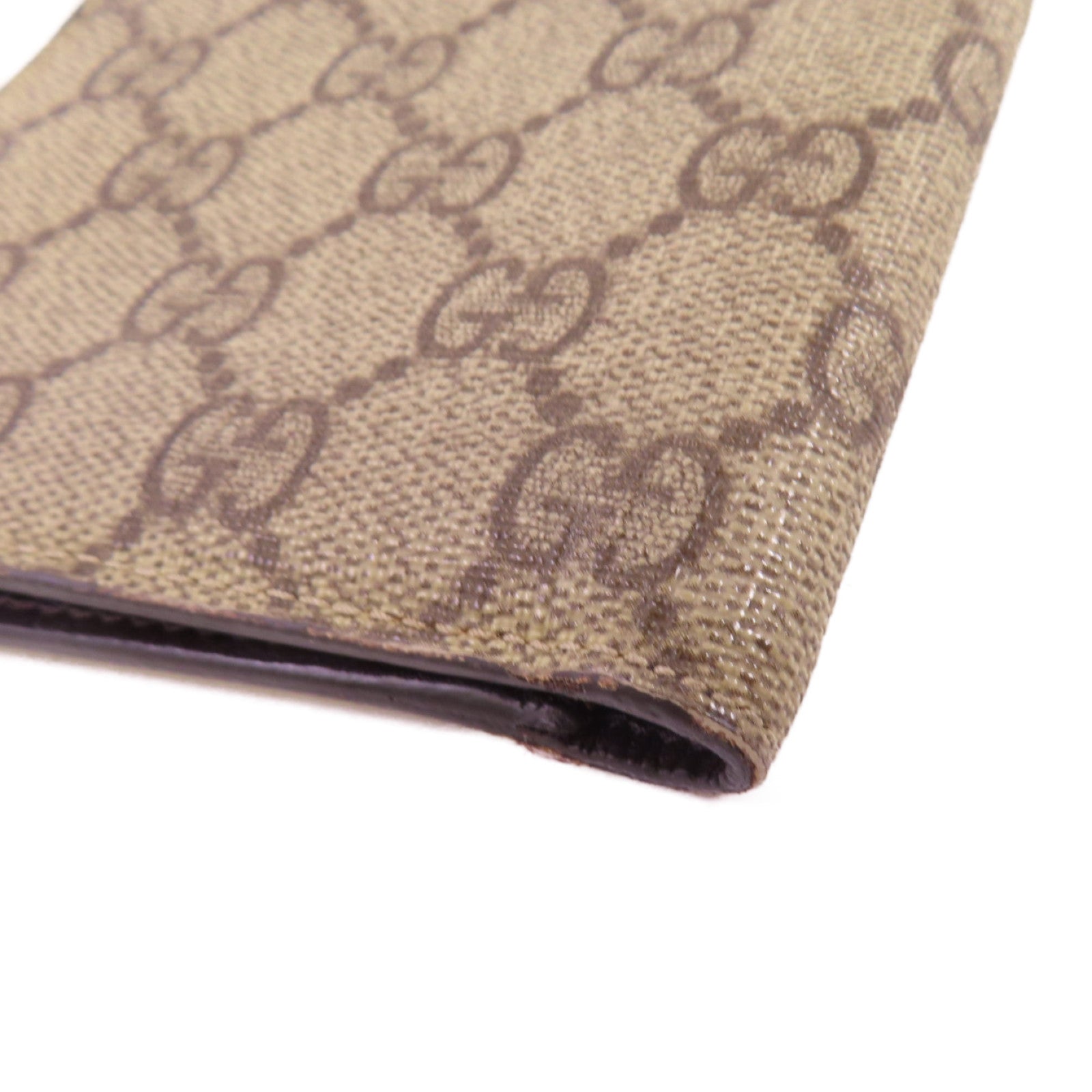 GUCCI 塗層帆布Pocketbook Short Wallet短錢包啡色