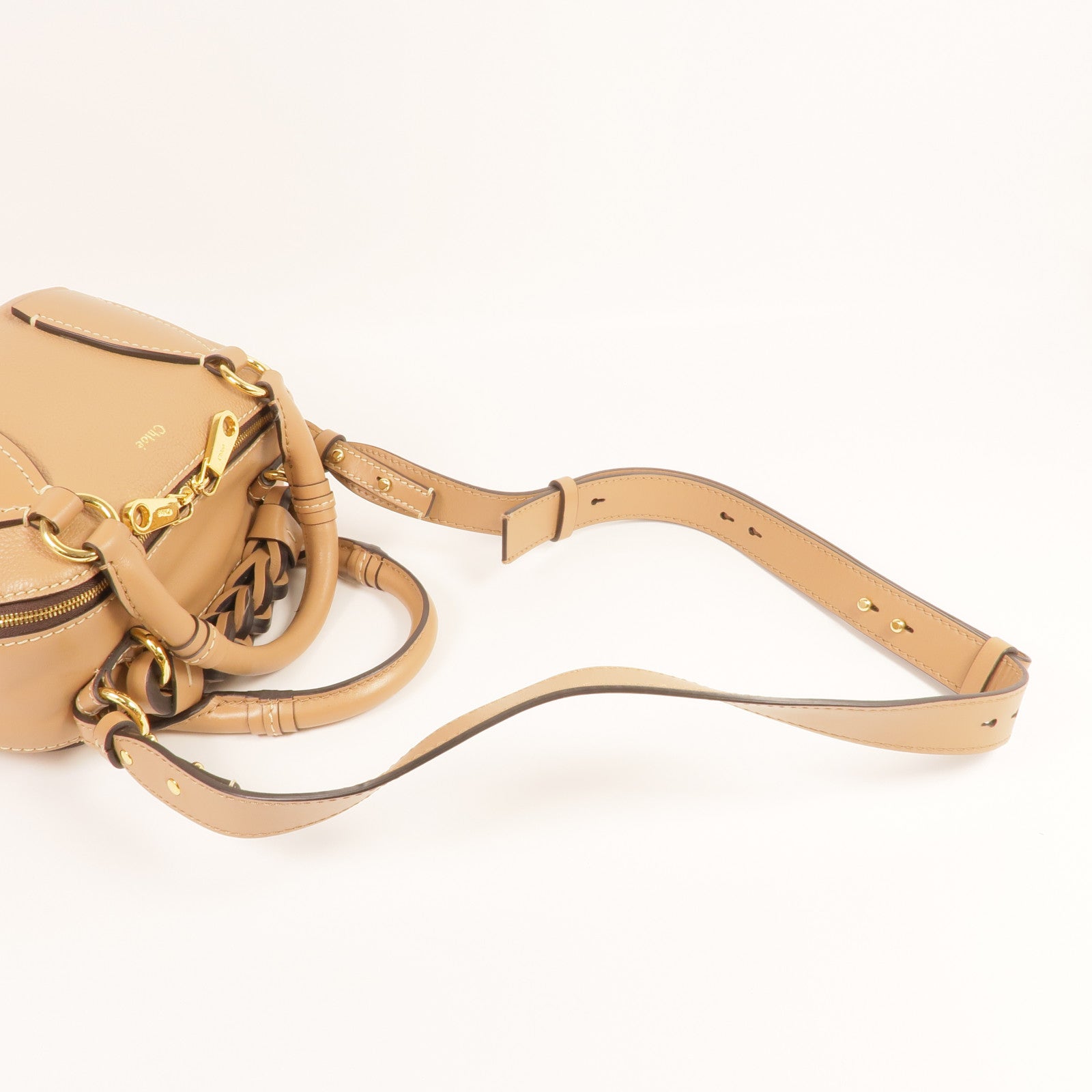 Chloe 牛皮皮革Small Daria Bag金扣手挽肩背兩用袋