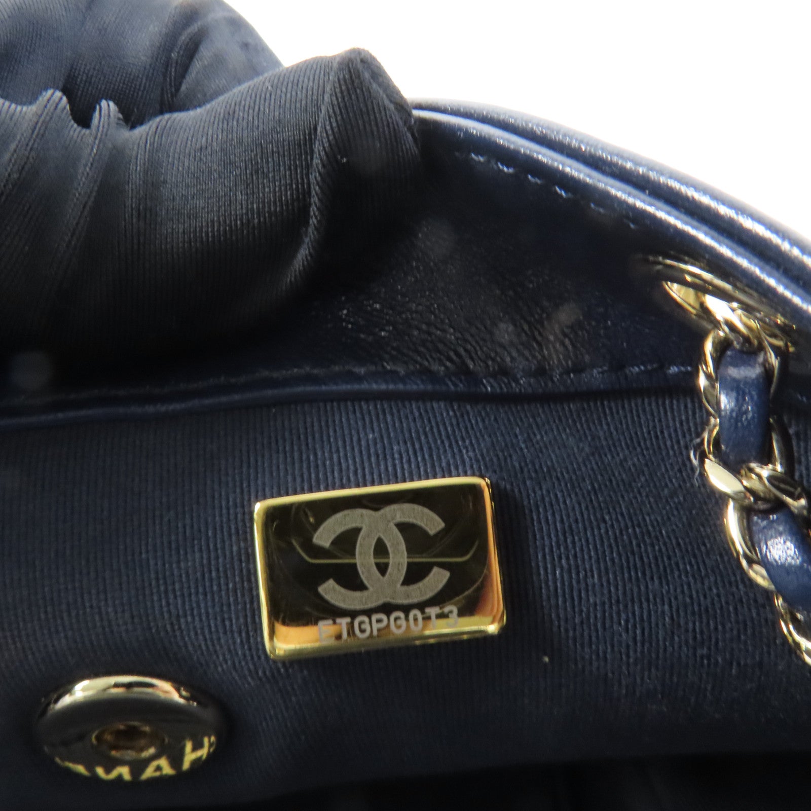 CHANEL 牛皮皮革Duma金扣鏈帶肩背袋背包