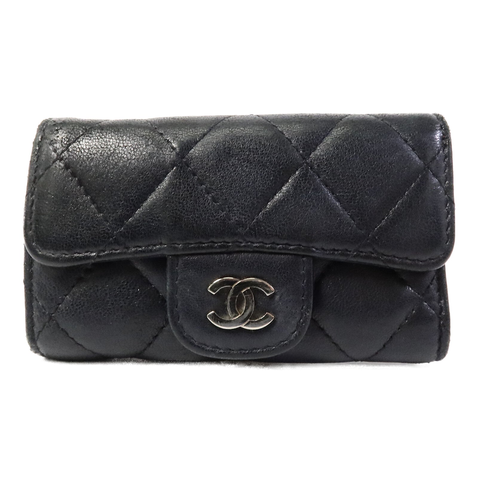 CHANEL 羊皮皮革Key Holder鑰匙包