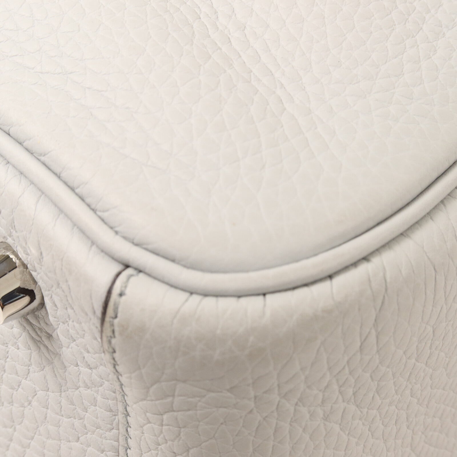 HERMES Clemence皮革Lindy 26手挽肩背兩用袋Bleu Brume
