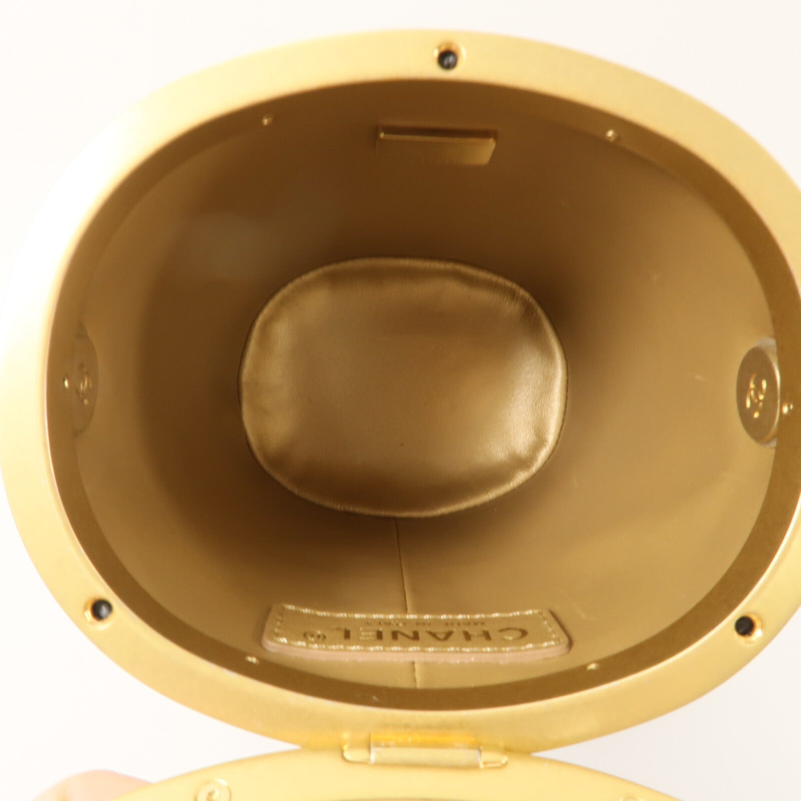 CHANEL 羊皮皮革Vanity Bag鏈帶肩背袋