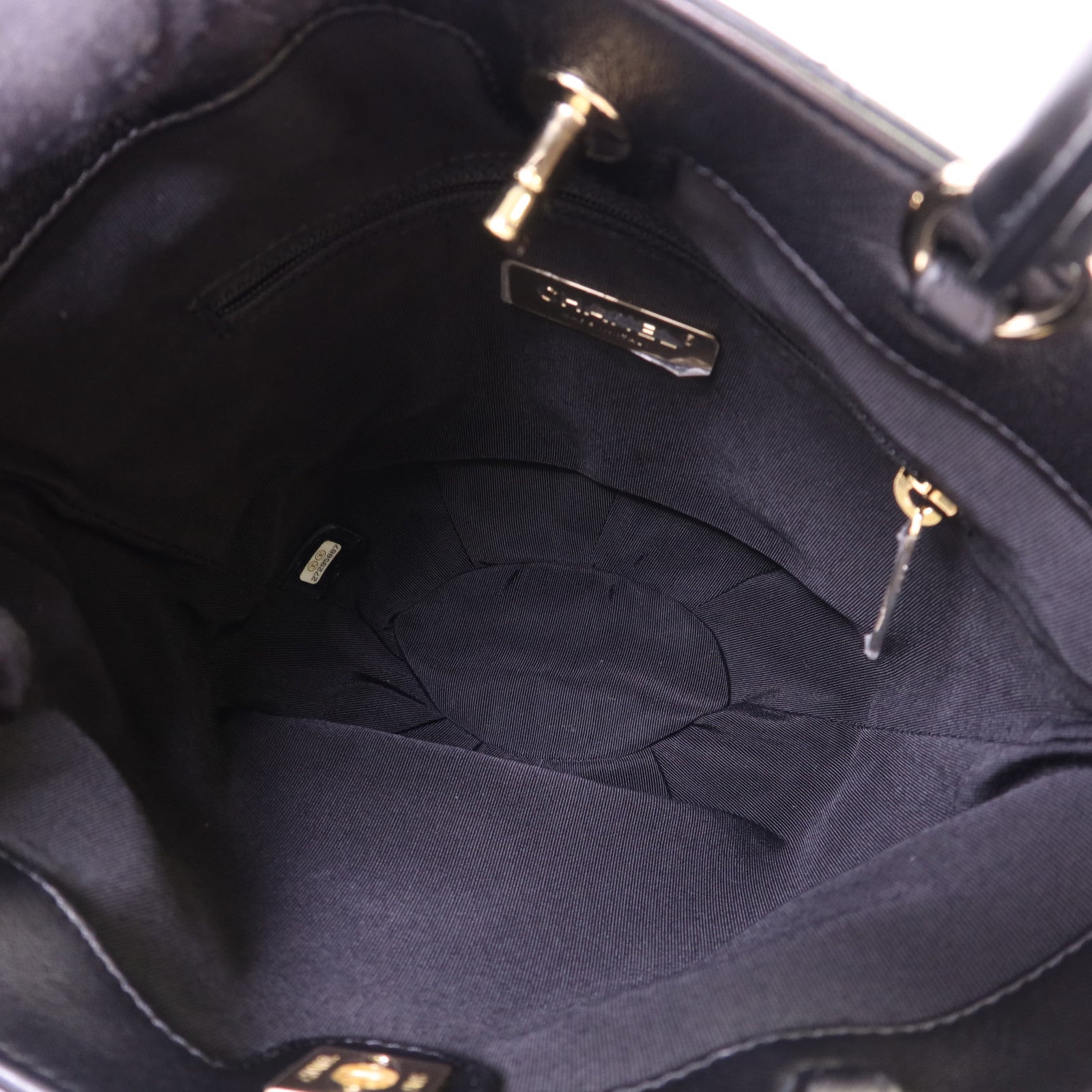 CHANEL 牛皮皮革2 Way Shoulder Bag金扣手挽肩背兩用袋