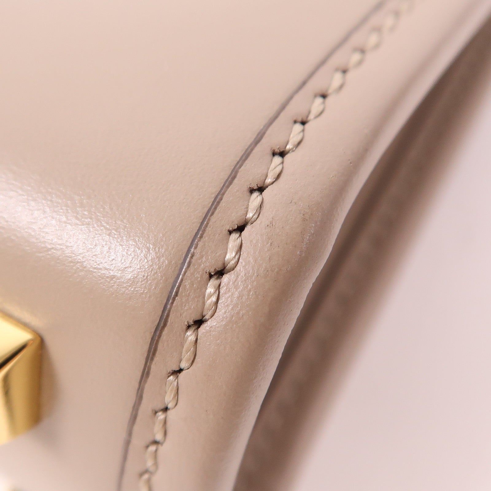 FENDI 牛皮皮革Mini Sunshine Shopper金扣手挽肩背兩用袋