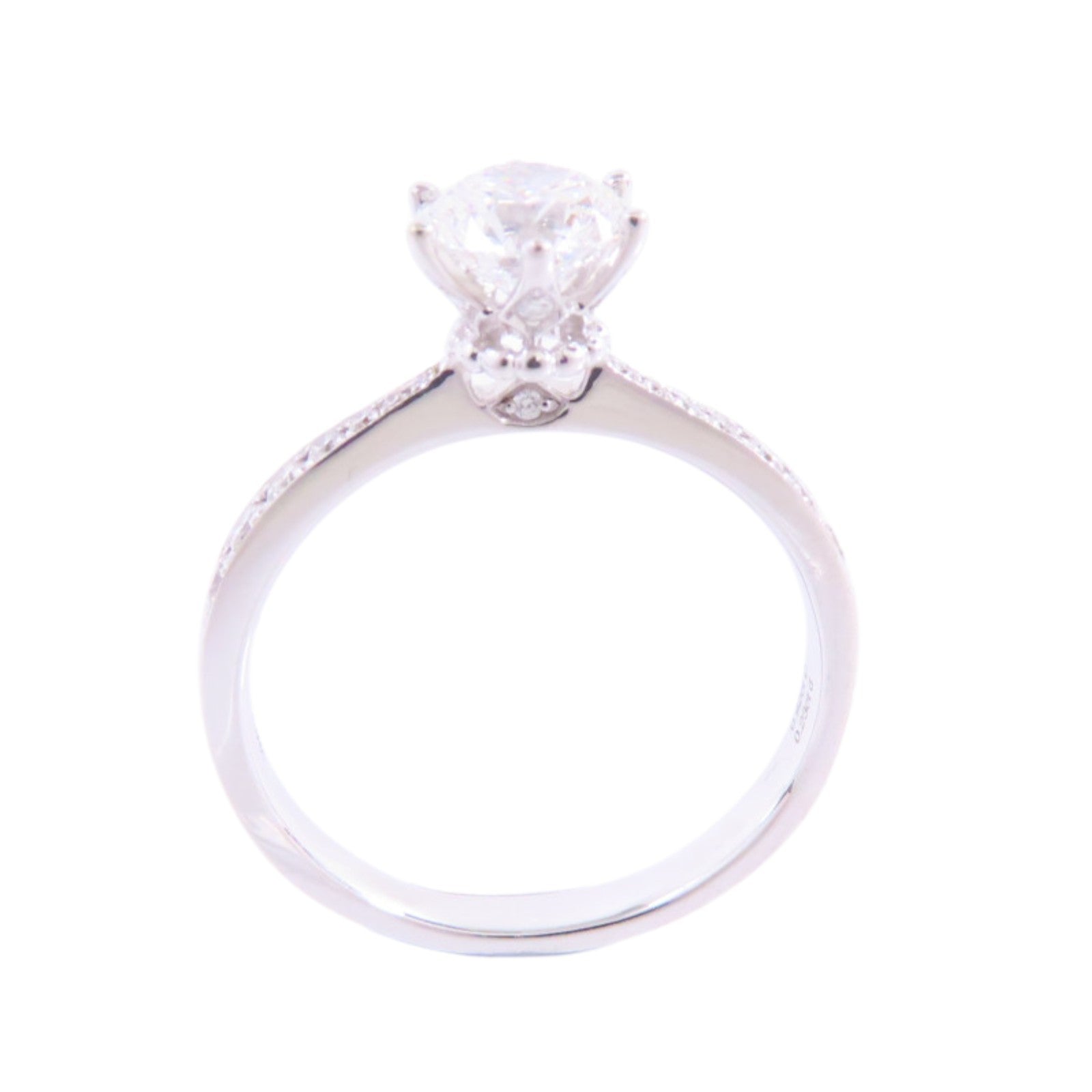 JEWELRY 18K白金/鑽石Diamond Ring戒指US#7.75