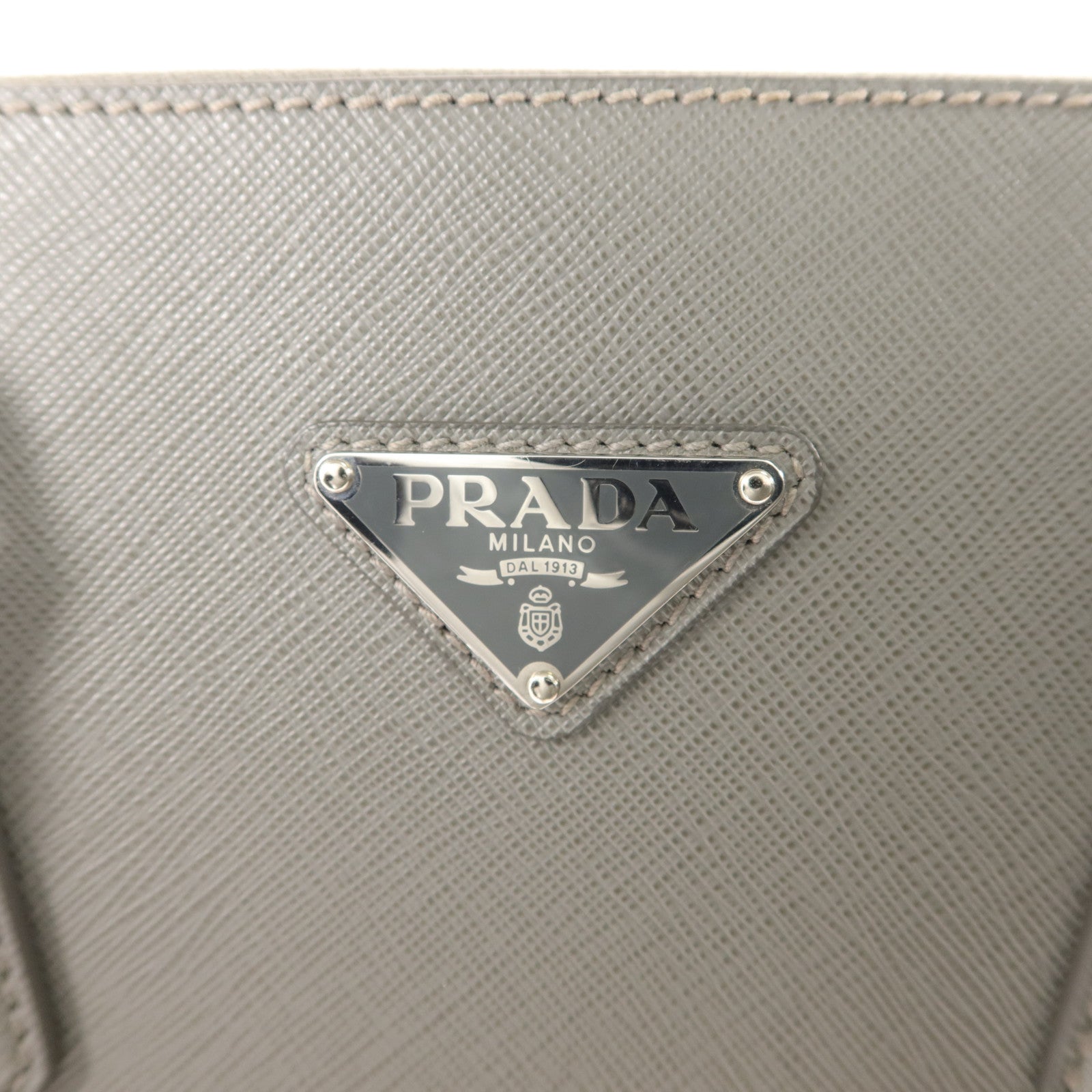 PRADA Saffiano皮革Dual-Zip Shopper Tote Bag手挽袋