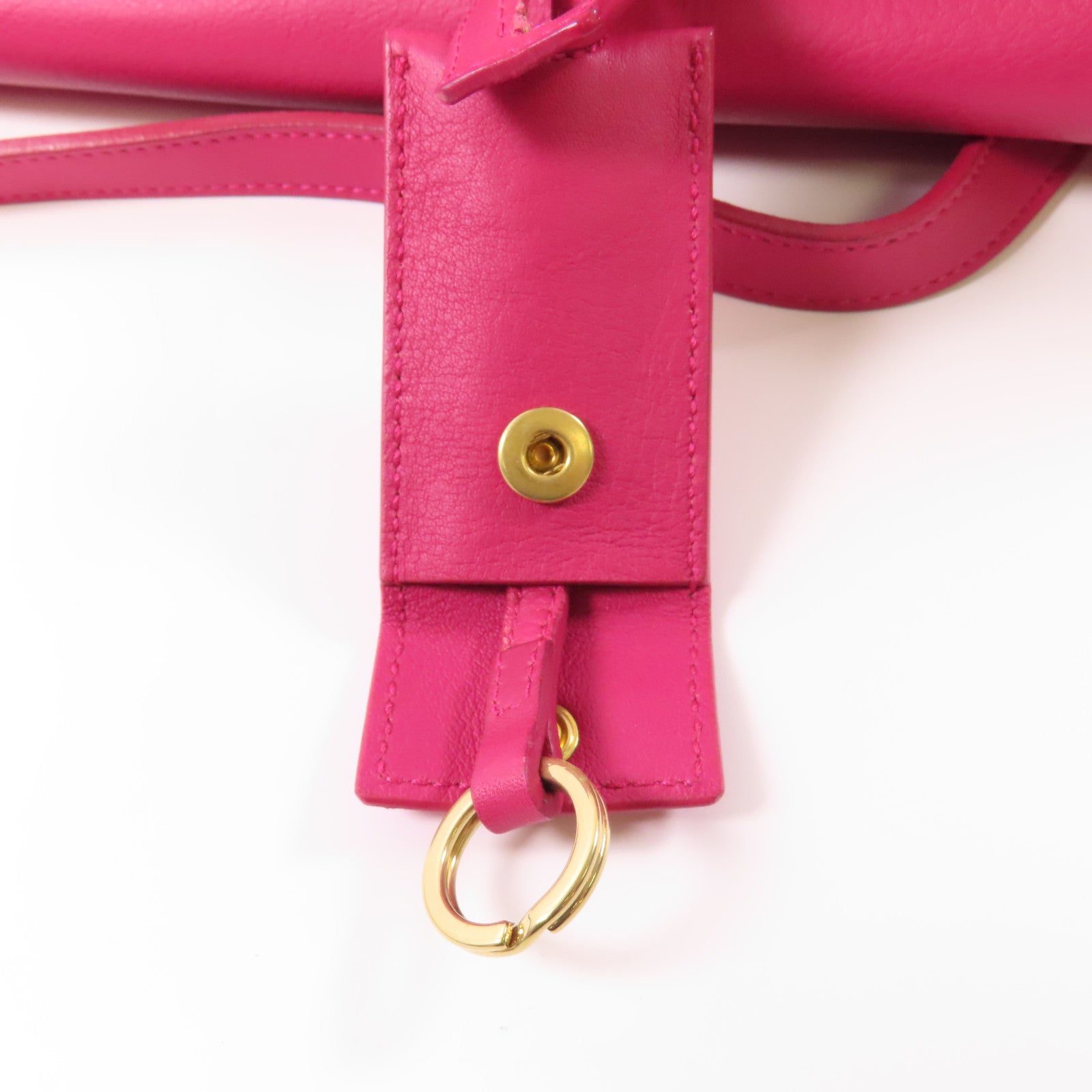 SAINT LAURENT 【激減優惠】牛皮皮革Y Cabas金扣手挽肩背兩用袋