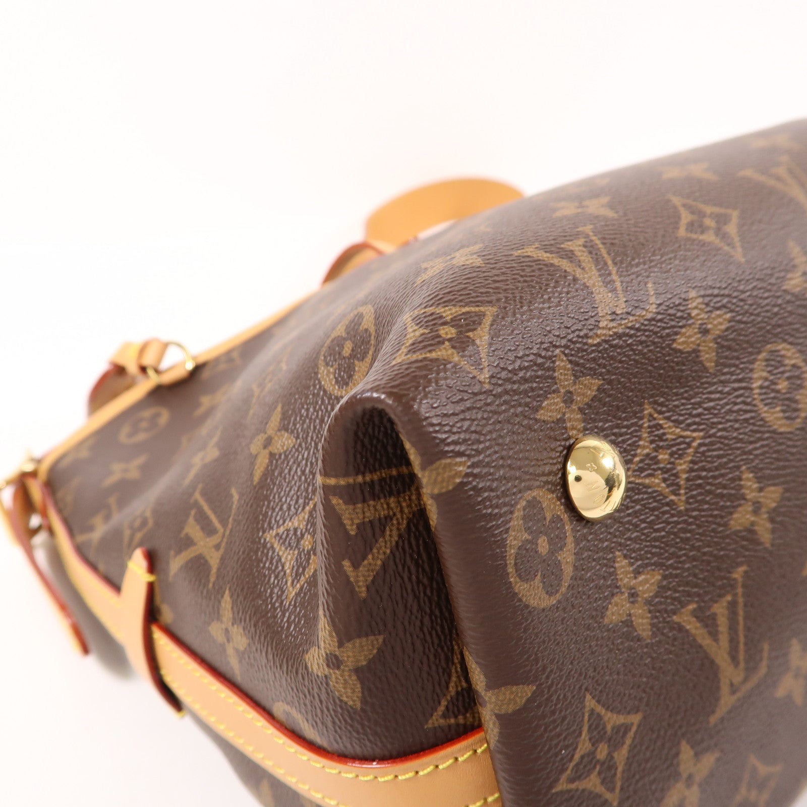 LOUIS VUITTON Monogram Carry All PM金扣肩背袋