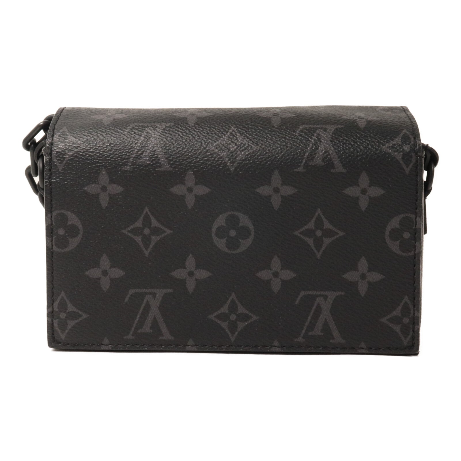 LOUIS VUITTON Monogram Eclipse Steamer Wearable Wallet肩背袋