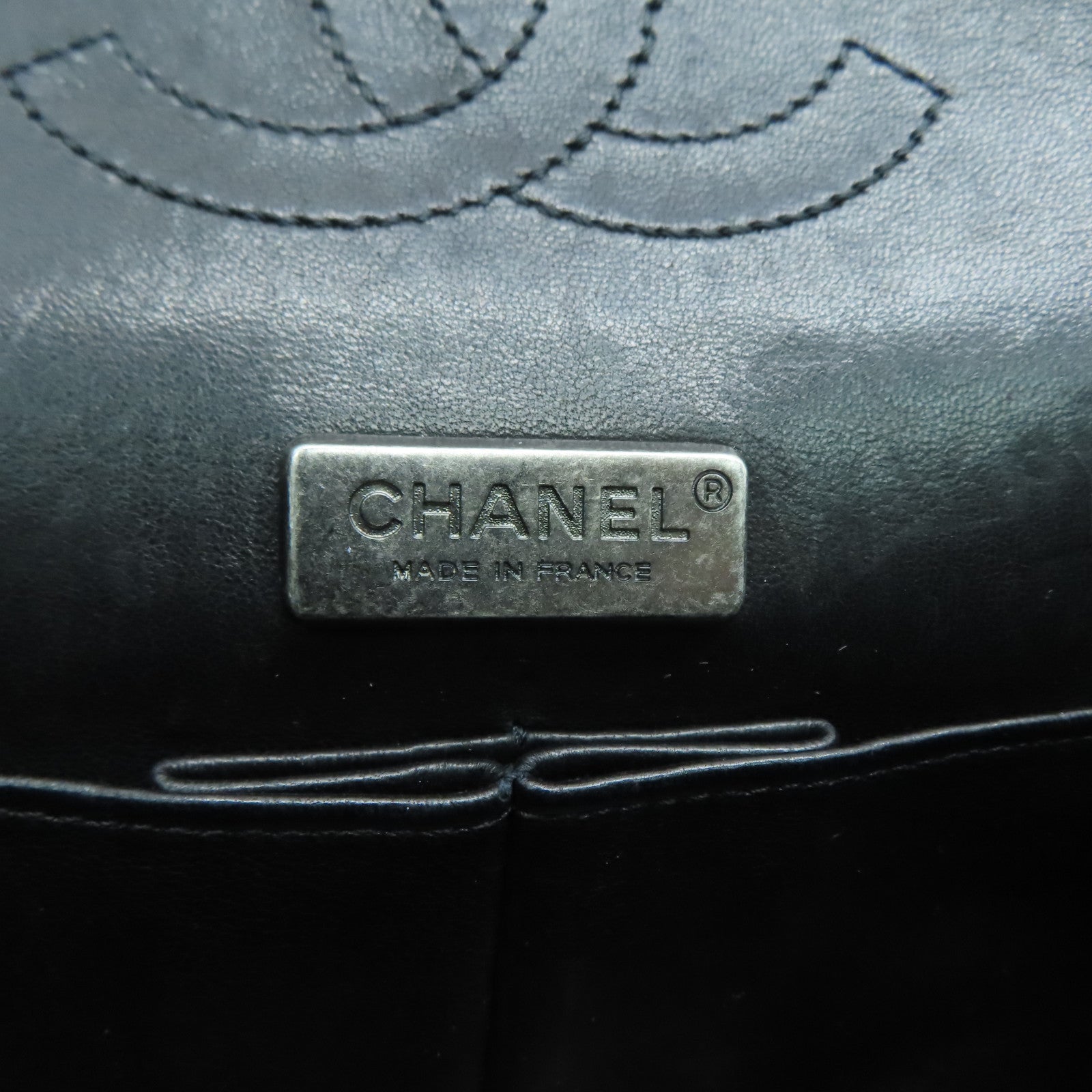 CHANEL 【激減優惠】菱格蛇皮皮革Chain Shoulder Bag鏈條銀扣肩背袋藍色