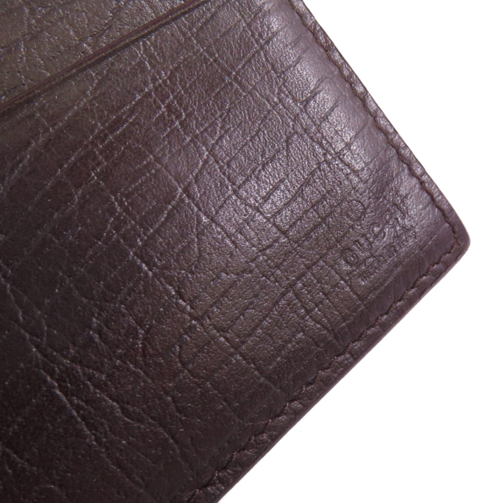 GUCCI 塗層帆布Pocketbook Short Wallet短錢包啡色