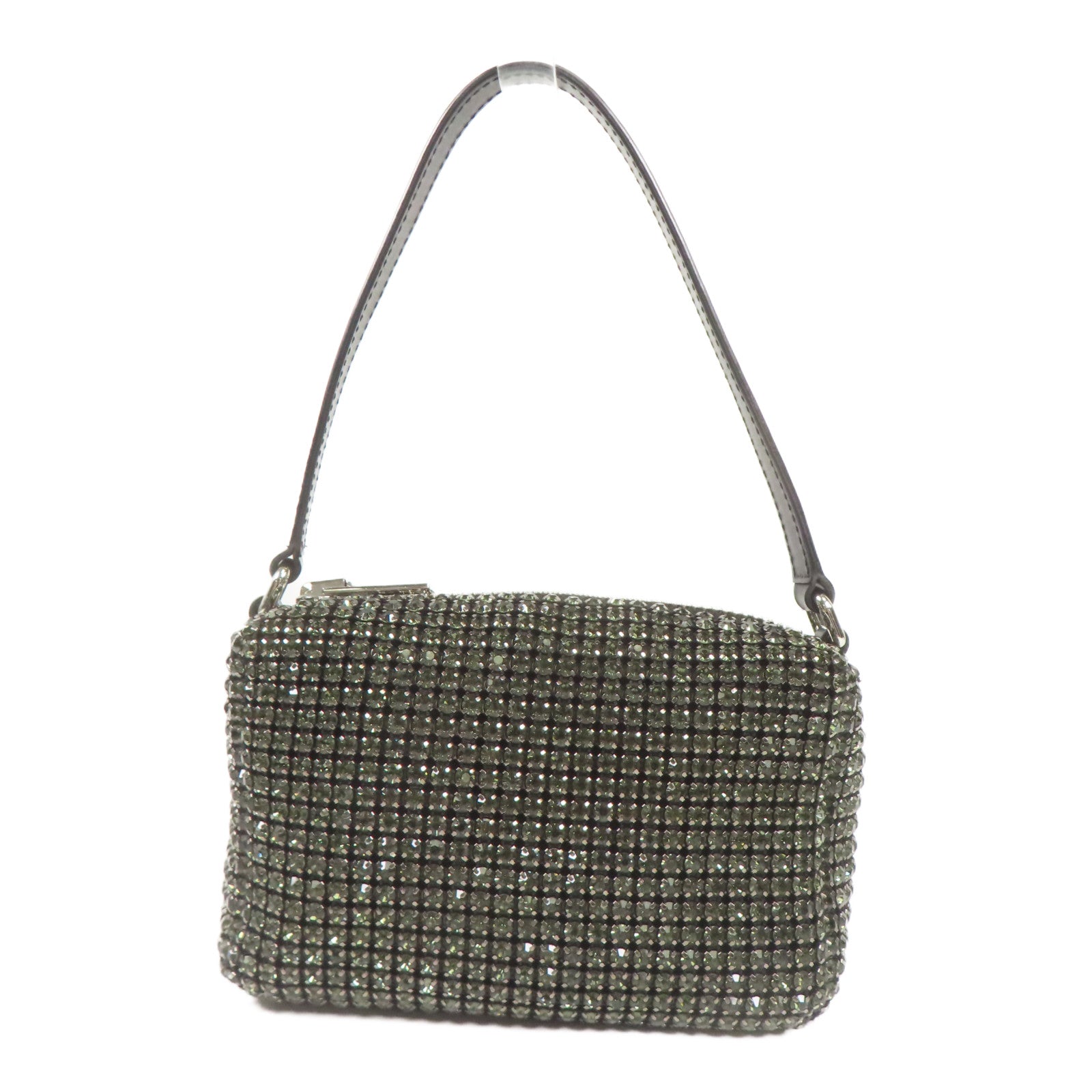 alexanderwang 水晶Heiress Bag銀扣手挽袋