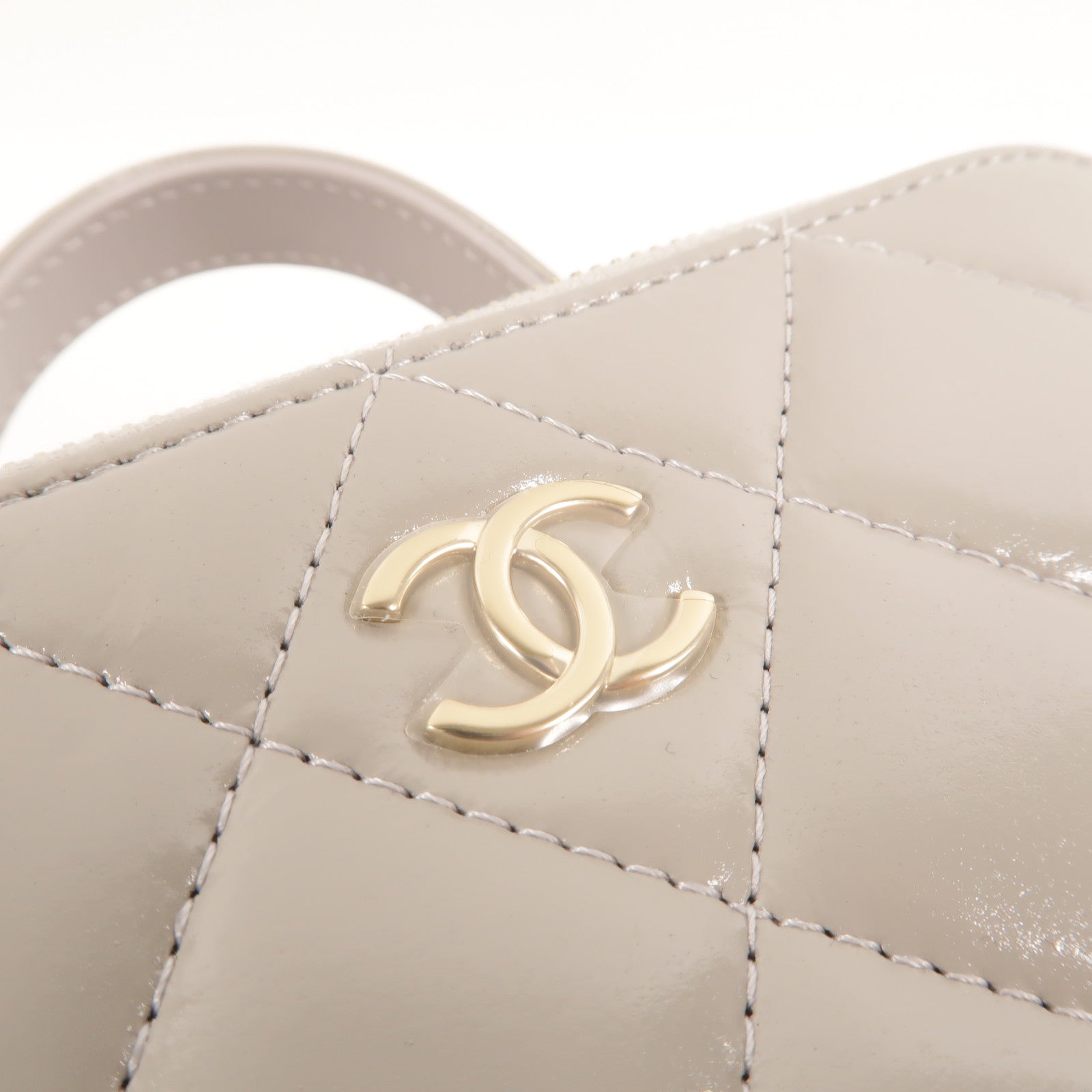 CHANEL 羊皮皮革Top Handle Vanity Case手挽肩背兩用袋