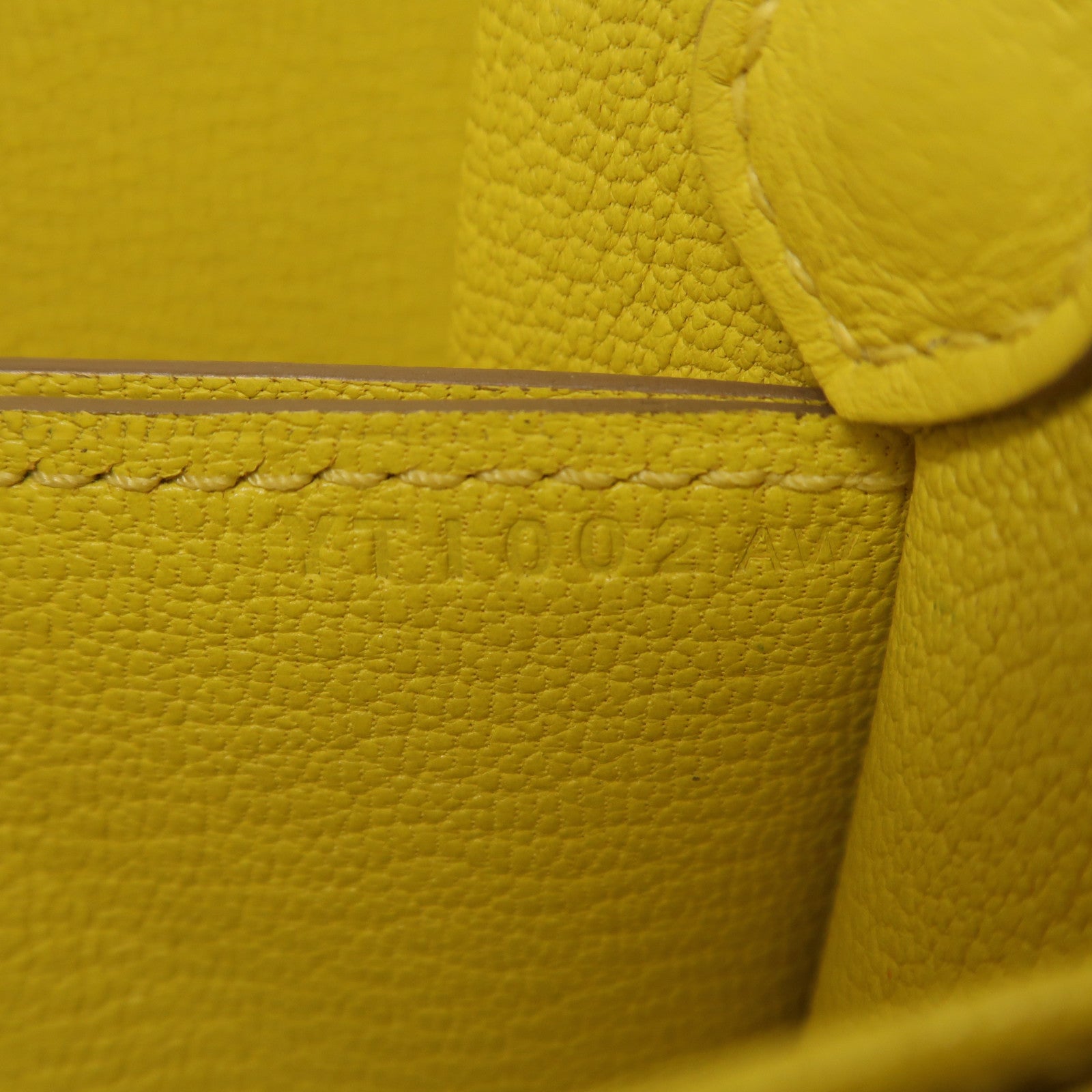 HERMES Evercolor皮革Roulis Mini金扣肩背袋Lime