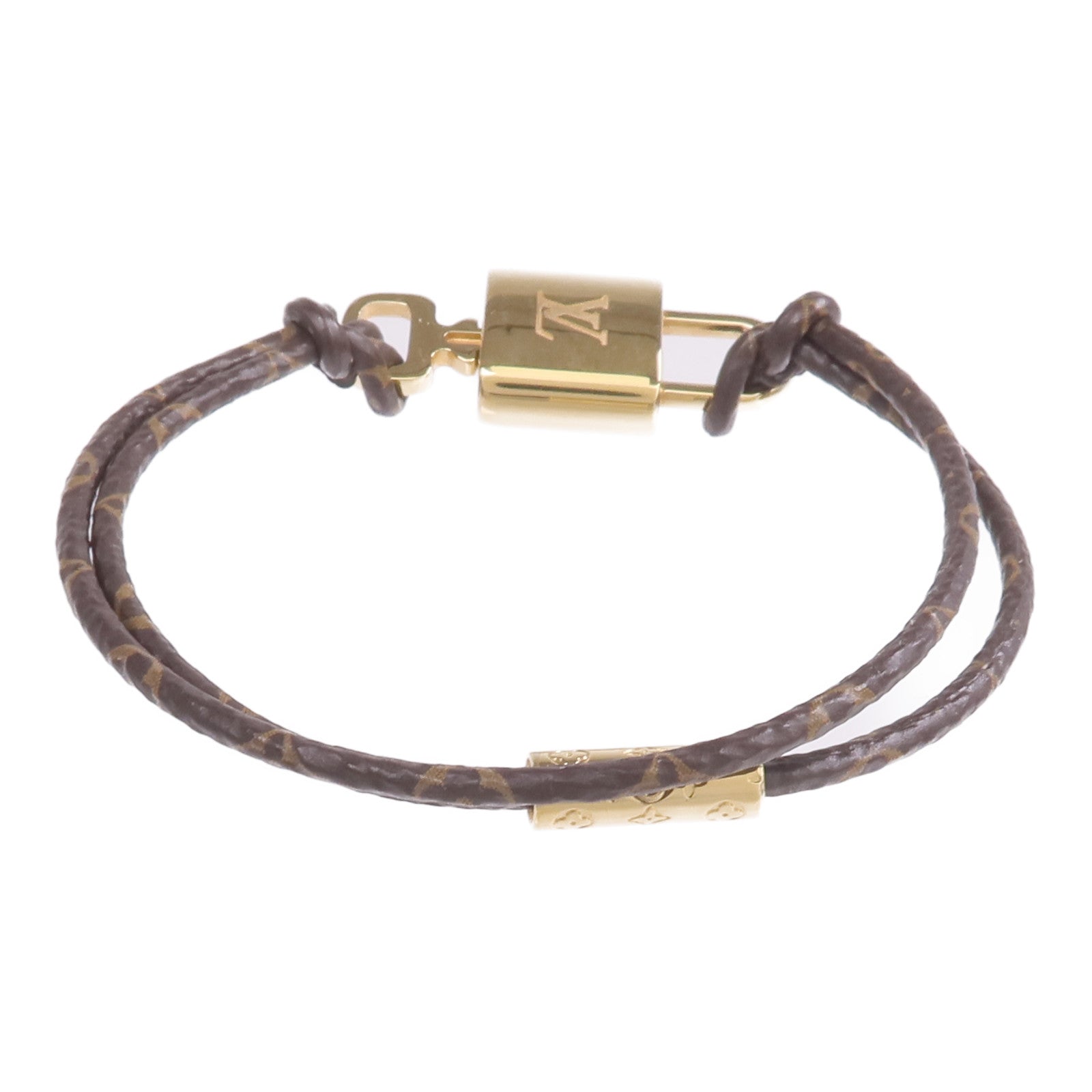 LOUIS VUITTON 金屬/Monogram Lock It Again Bracelet手鐲