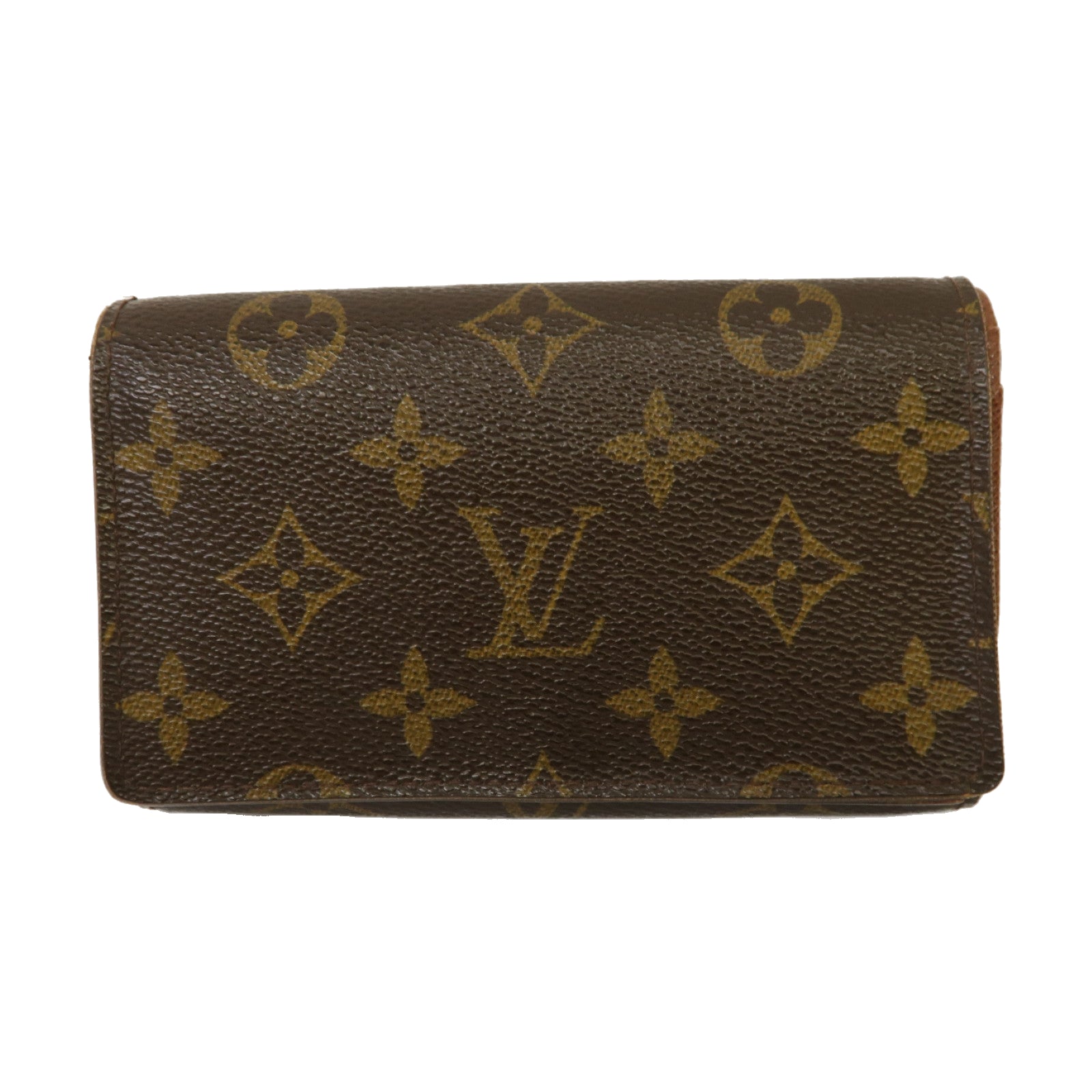 LOUIS VUITTON 【激減優惠】Monogram Wallet金扣錢包啡色
