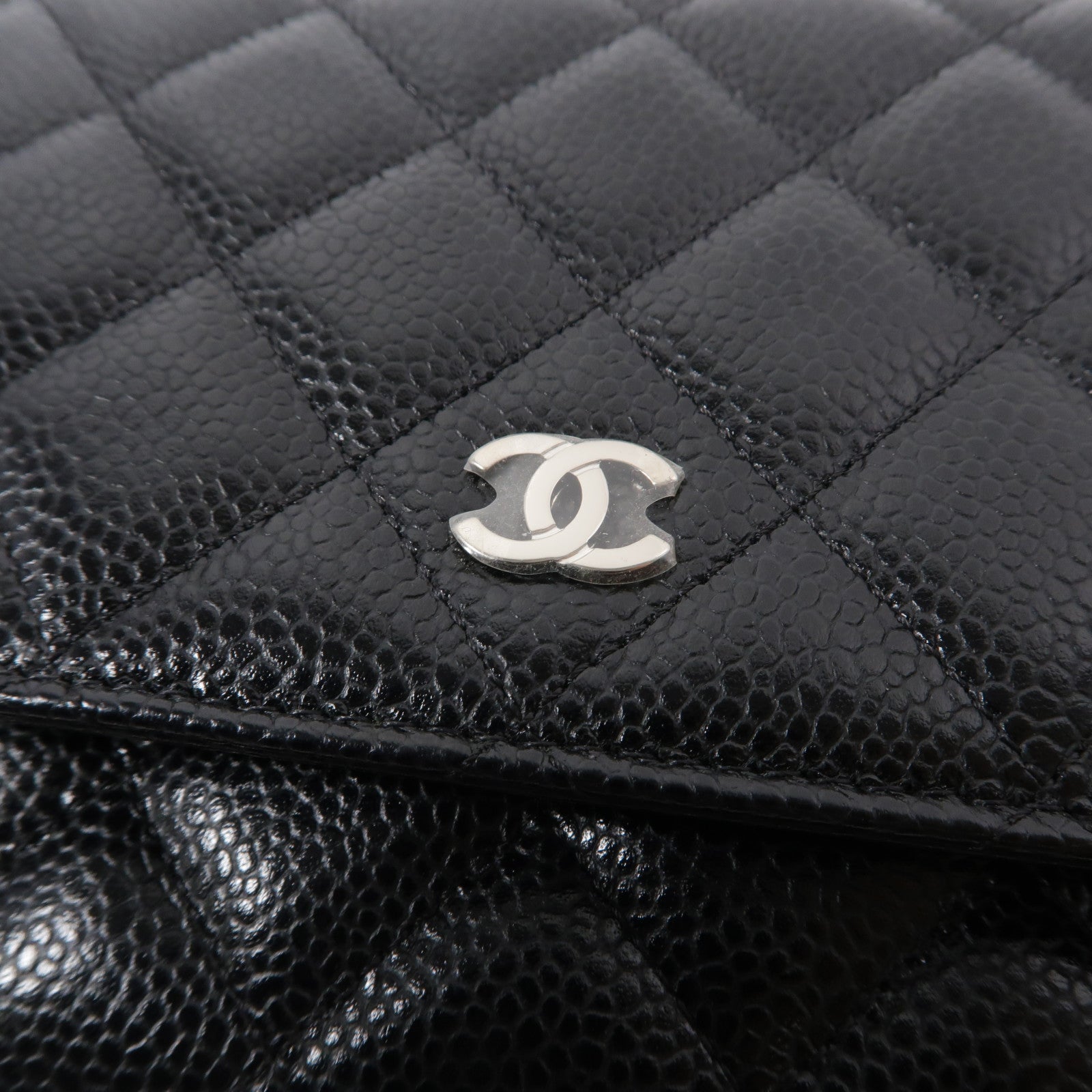 CHANEL 牛皮皮革Wallet On Chain鏈帶肩背袋