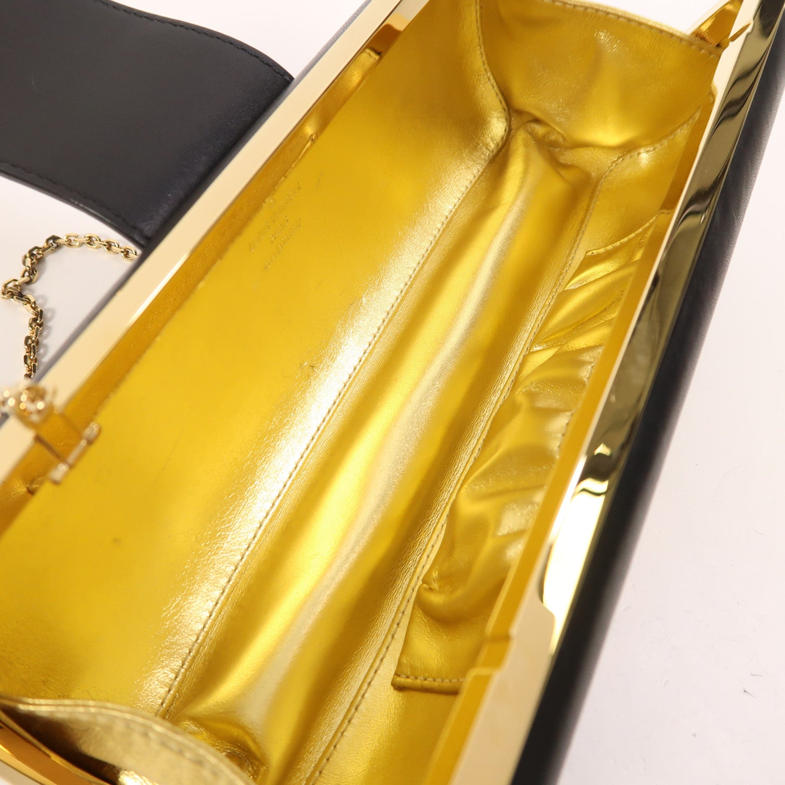LOUIS VUITTON 【激減優惠】牛皮皮革Chain Shoulder金扣鏈帶肩背袋