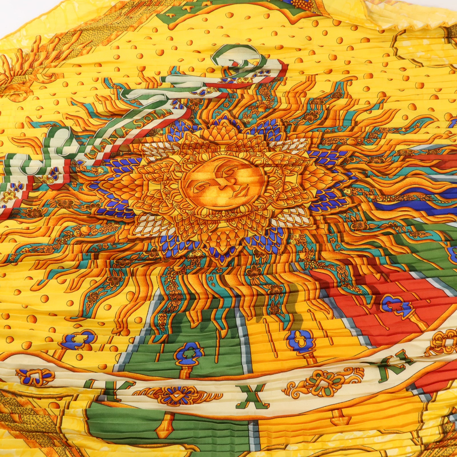 HERMES 絲質Carre Plisse Scarf 90絲巾